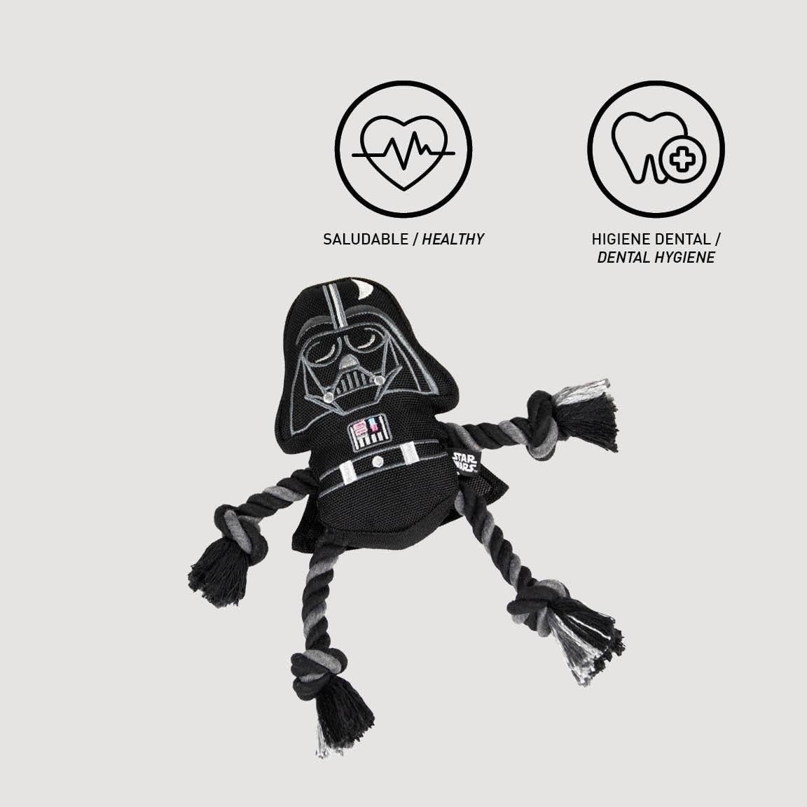 Thumbnail 2 de Cerdá - For Fan Pets, Cuerda Dental Peluche di Star Wars con licenza ufficiale Darth Vader