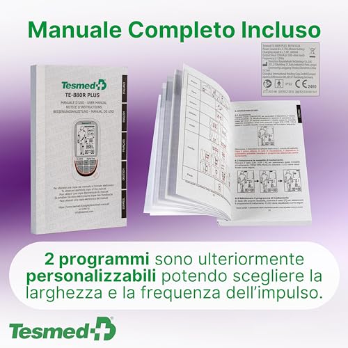 Thumbnail 5 de TESMED TE-880R Plus: Elettrostimolatore TENS, EMS e Massaggio, Ricaricabile