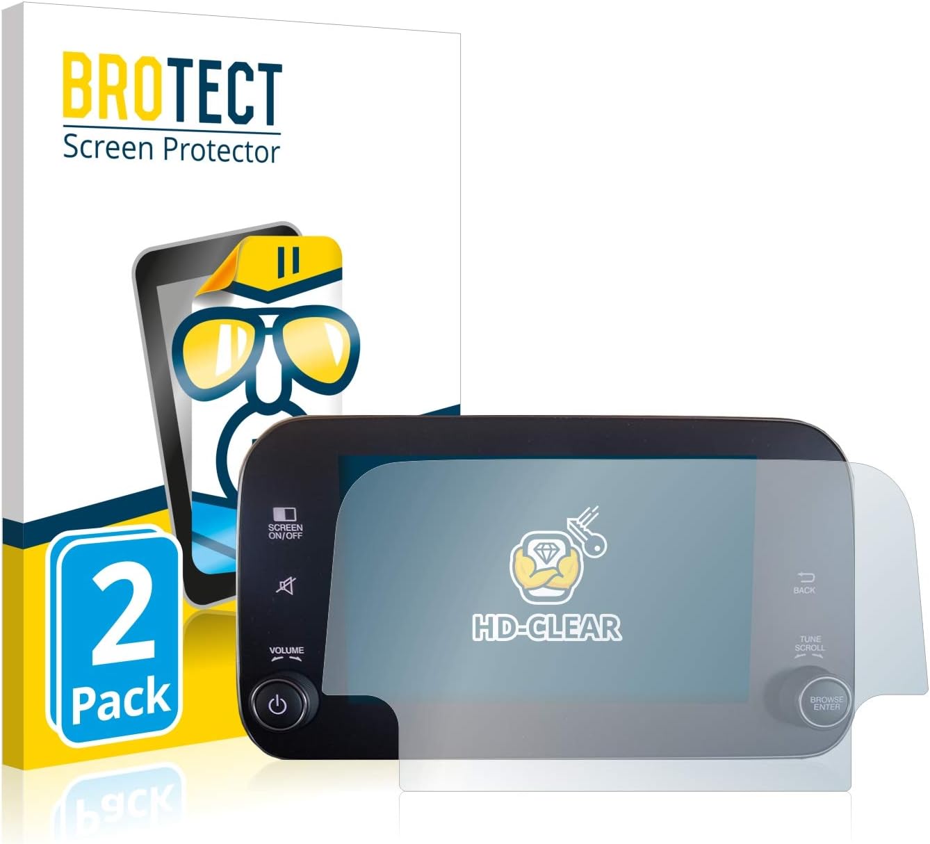 Detalle de BROTECT Protection Écran Fiat Tipo Uconnect 7" 2 pièces