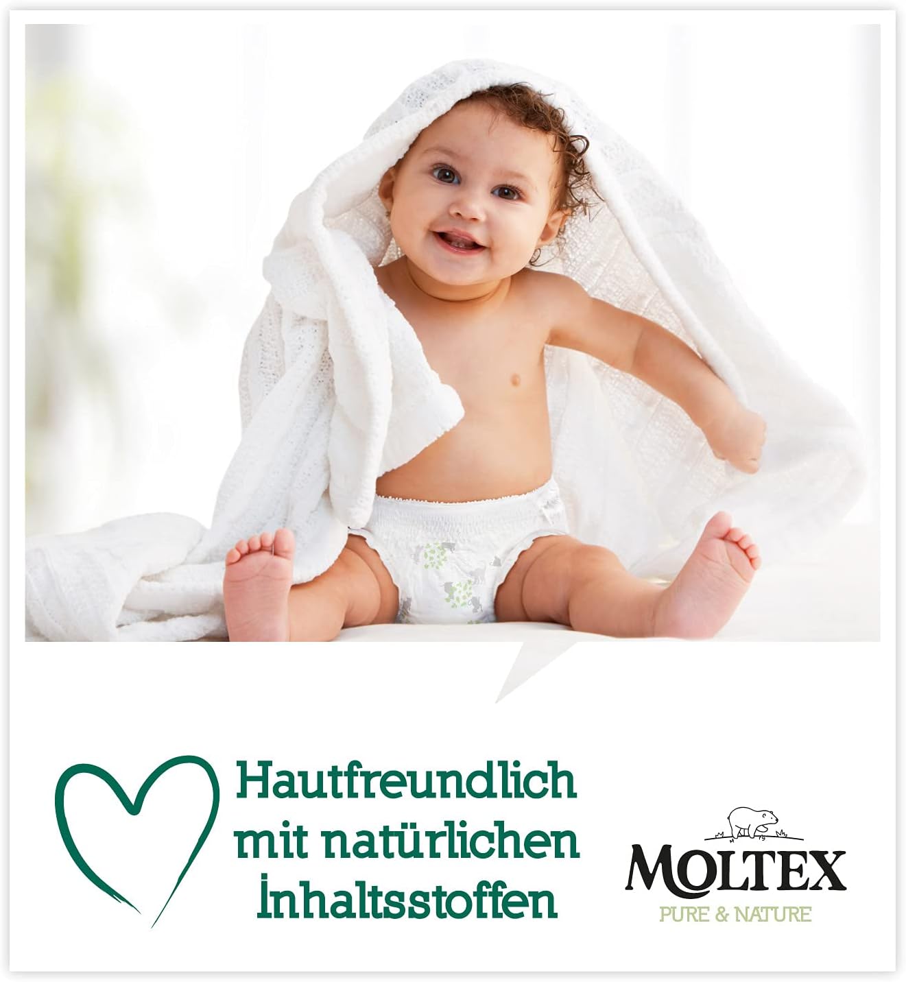 Thumbnail 6 de Moltex Pure & Nature Eco Pants, pieluchomajtki rozmiar 6 (+14 kg), 72 szt.