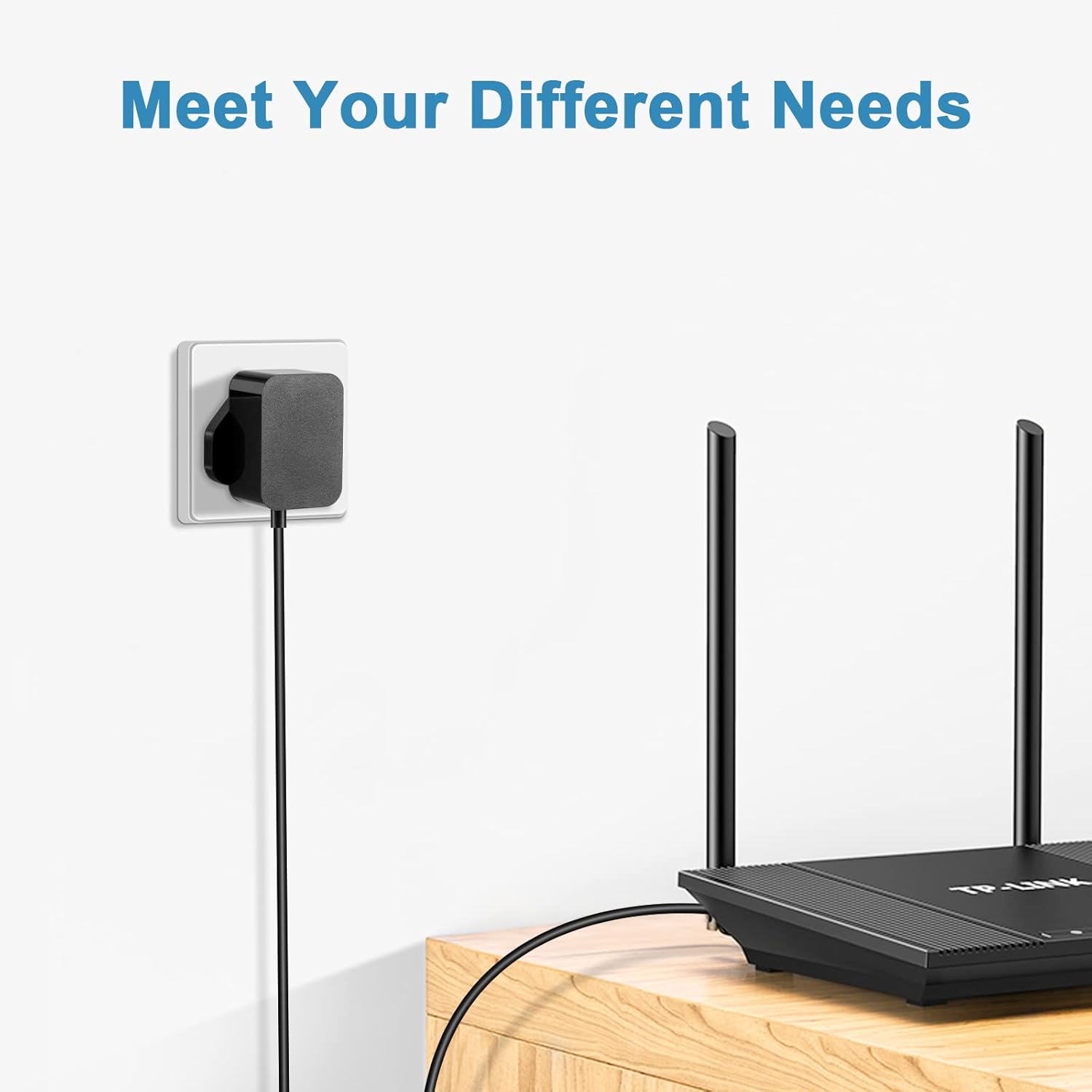 Thumbnail 6 de Etopgo 5V 2A Universal AC to DC Power Supply (with 7 DC connectors) for LED strips, TV boxes and more