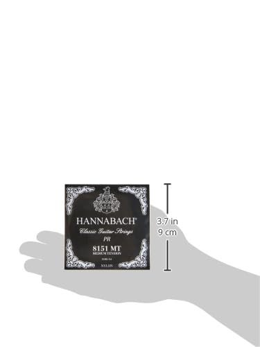 Detalle de Cuerdas Hannabach Serie 815 para Guitarra Clásica – tensión media, plateado especial (Set)