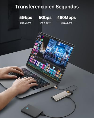 Thumbnail 5 de NOVOO Hub USB C 15 en 1 con HDMI 4K y Power Delivery 🔌