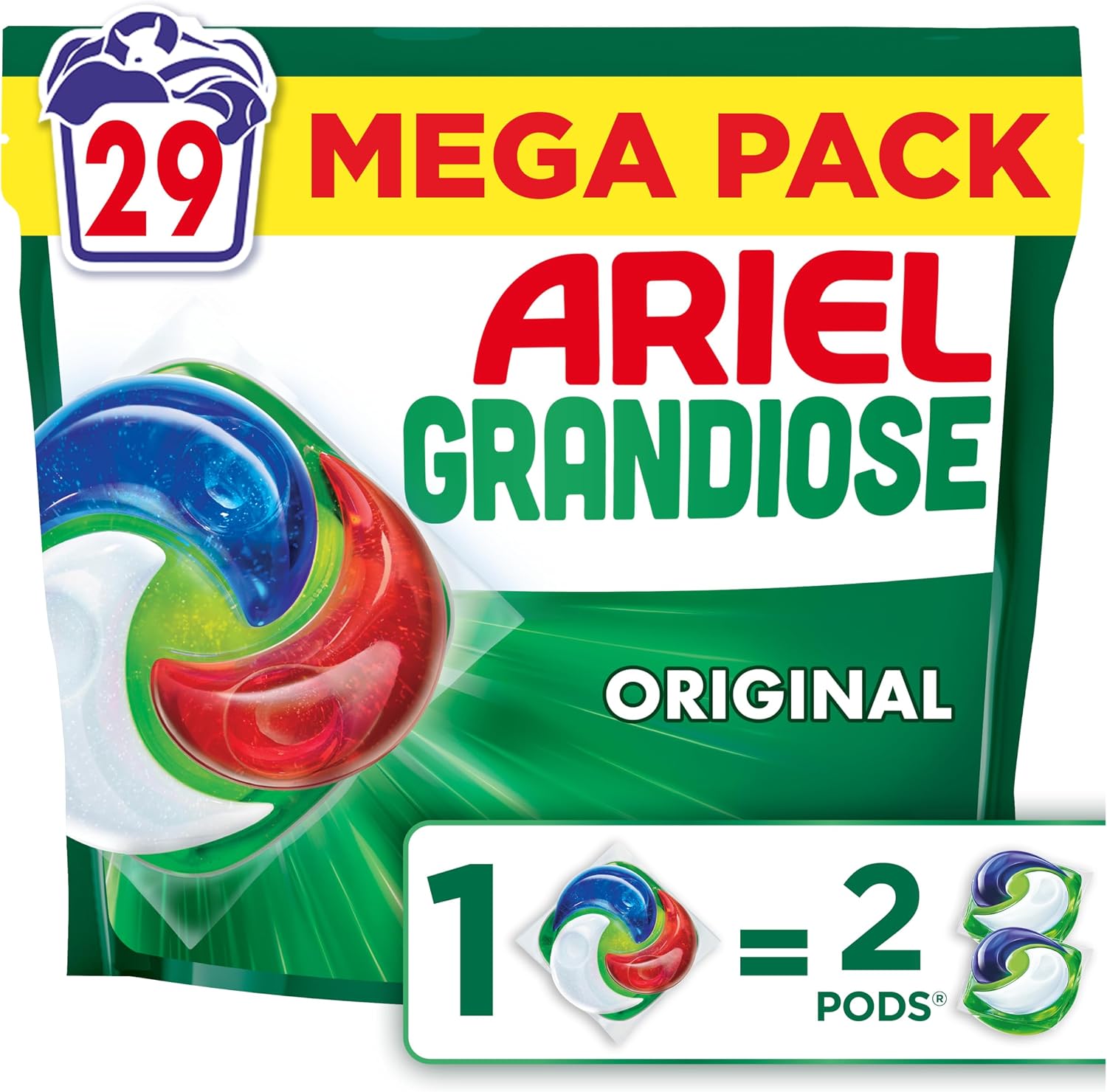 Detalle de Ariel Pods Grandiose Original lessive en capsules — 29 lavages