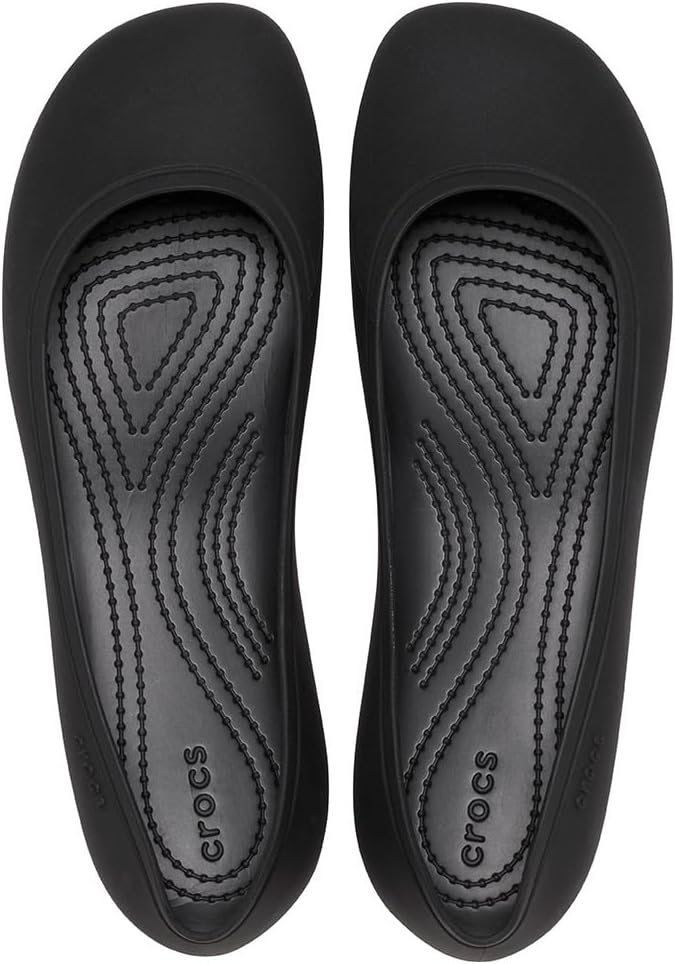 Detalle de Crocs ブルックリン レディース フラットパンプス TPUアッパー・クロスライト™フットベッド