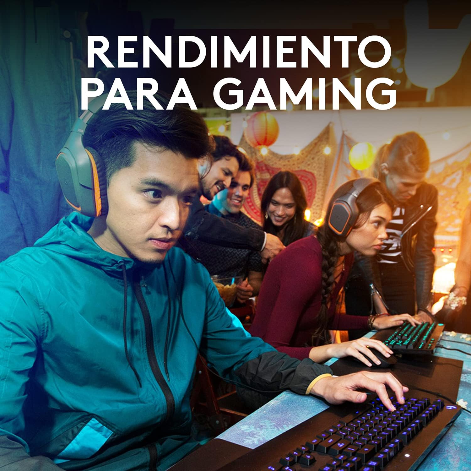 Thumbnail 2 de Logitech G G213 Prodigy Teclado Gaming RGB LIGHTSYNC con teclas retroiluminadas y controles multimedia (QWERTY ES, negro)
