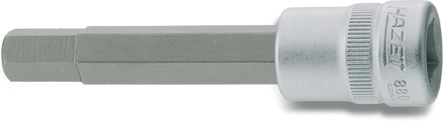 Detalle de HAZET 8801H4 ヘキサゴンソケット 9.5mm差込角・対辺4mm・全長55mm
