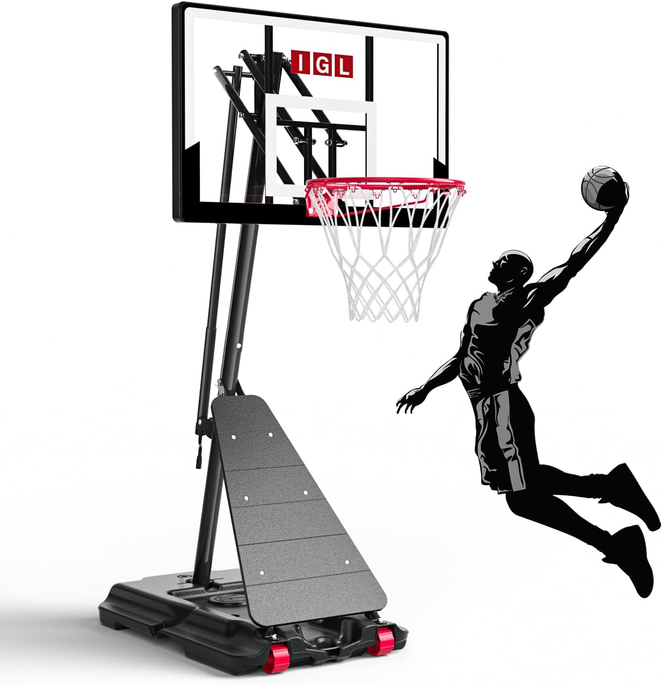 Detalle de IGL Adjustable Basketball Hoop 10 ft