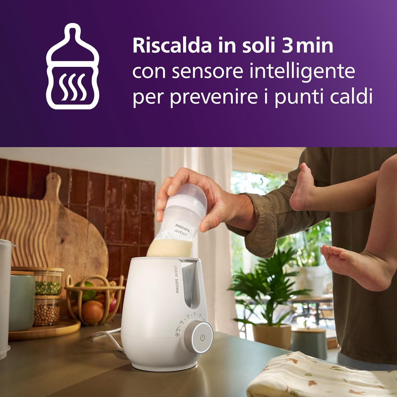 Thumbnail 1 de Philips Avent Premium 2-in-1 scaldabiberon e sterilizzatore SCF359/00