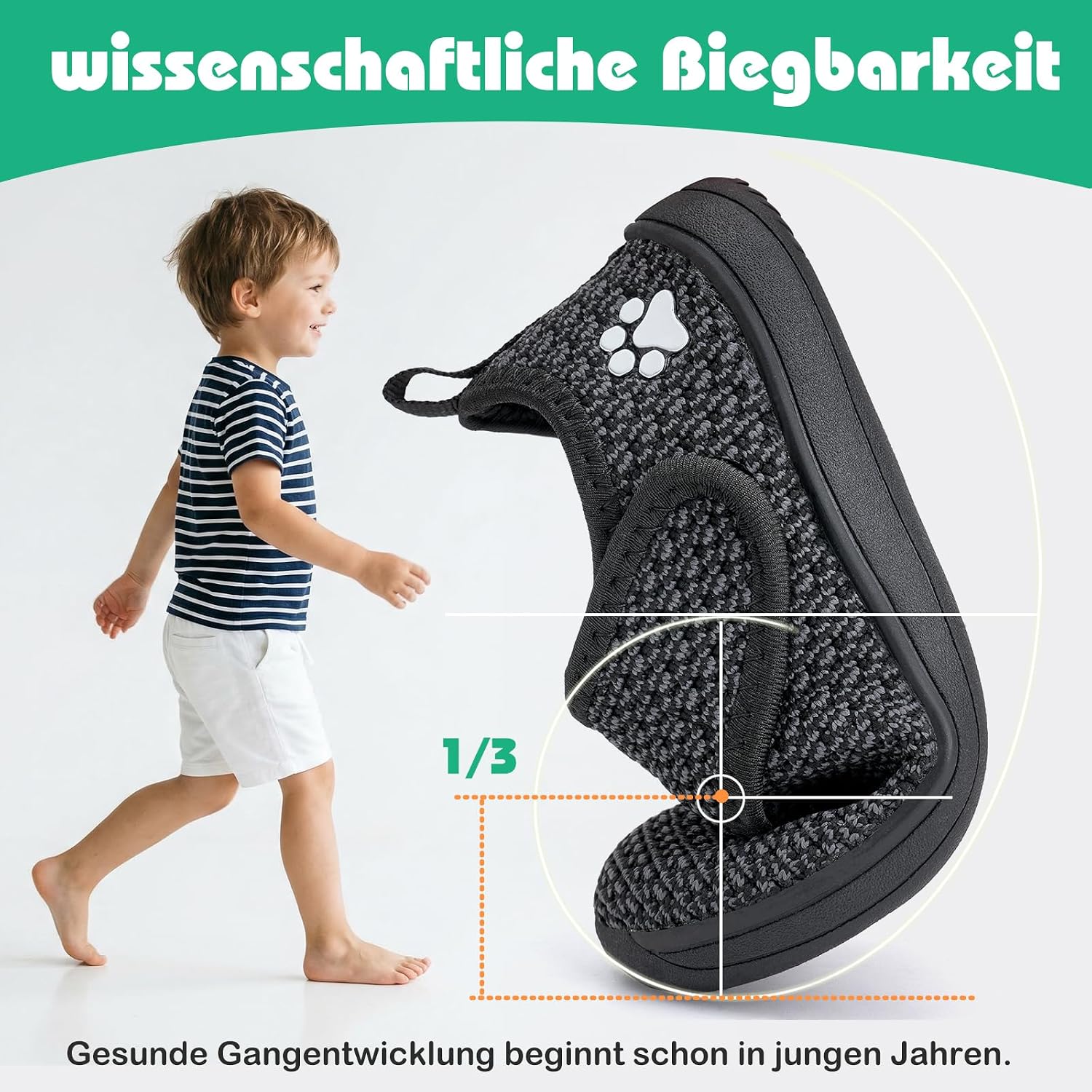 Thumbnail 3 de IceUnicorn Baby Barfußschuhe – breite Lauflernschuhe mit rutschfester Sohle für Kleinkinder