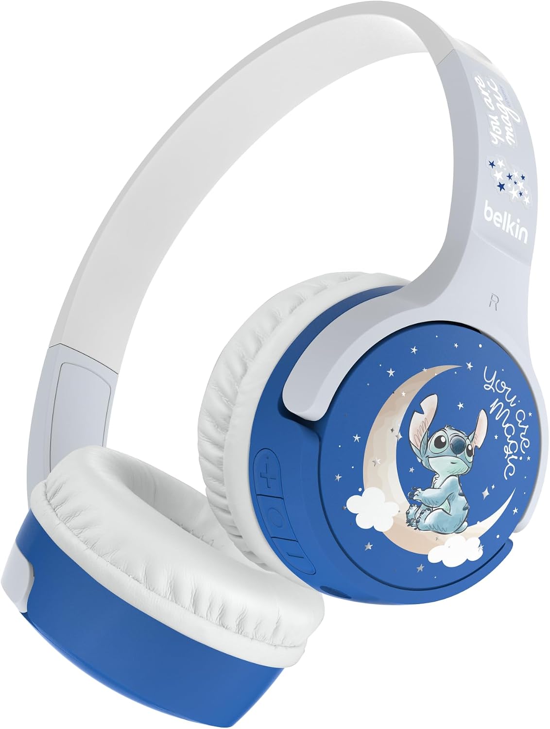 Detalle de Belkin SOUNDFORM Mini 子ども用ワイヤレスヘッドホン、85dB音量制限・マイク付き・最大30時間再生