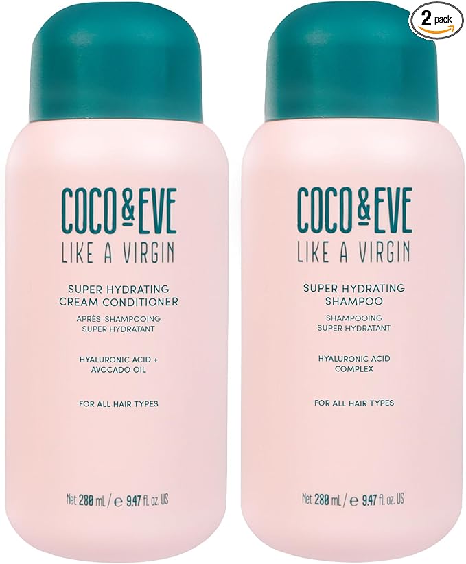 Detalle de Coco & Eve Like A Virgin 🌿 Champú y Acondicionador Hidratantes