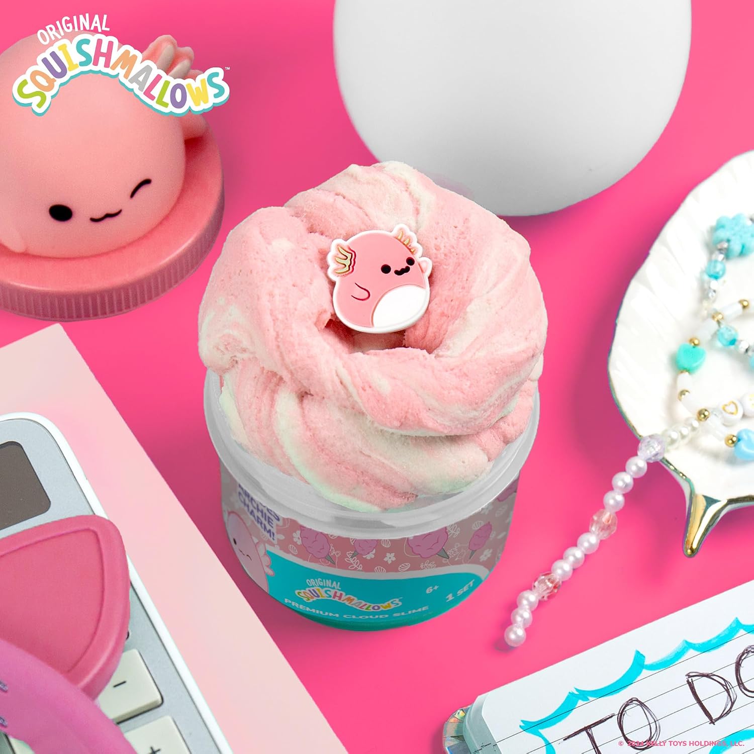 Thumbnail 3 de Original Archie Axolotl Squishmallows Cotton Candy Slime