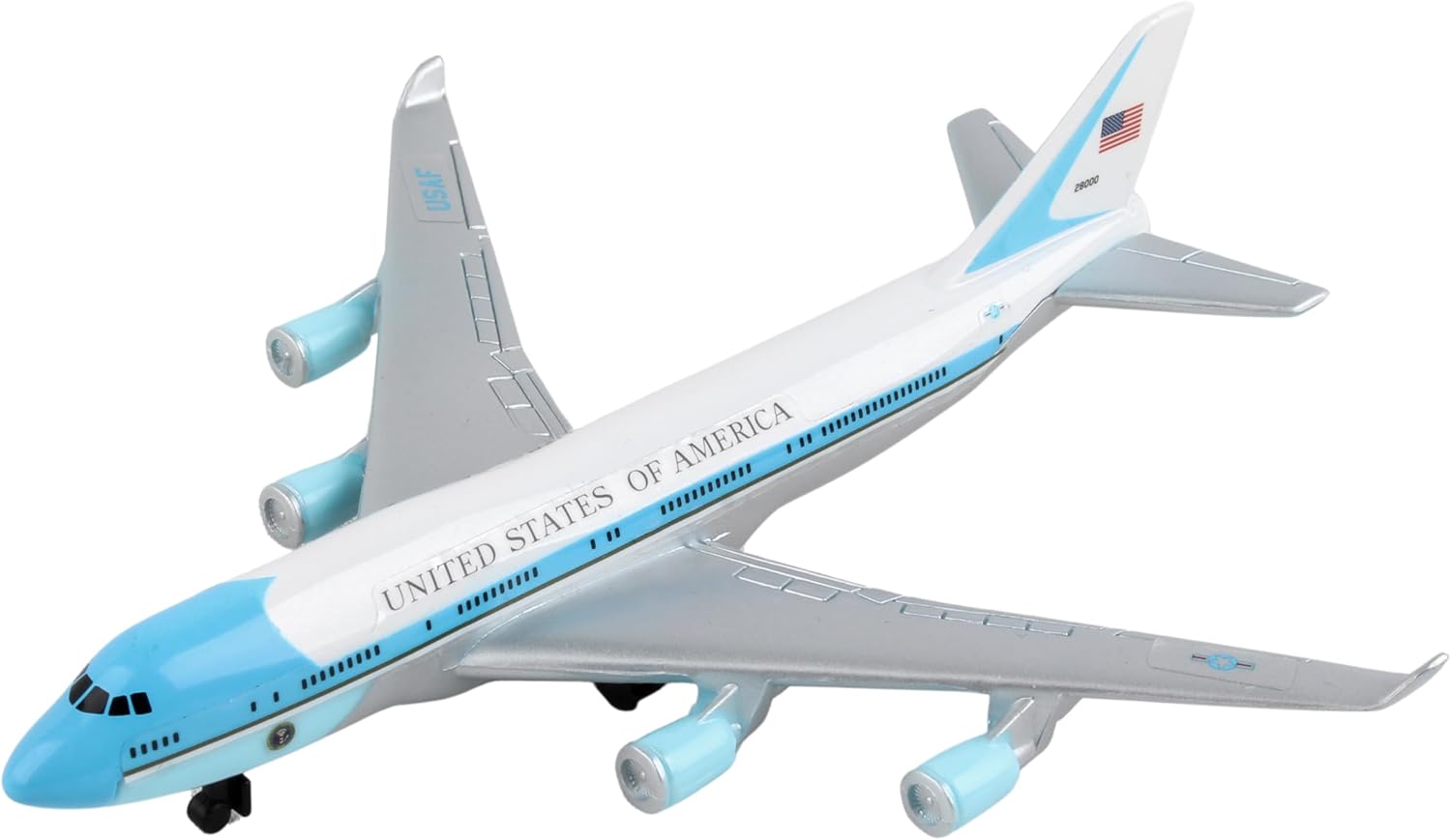 Detalle 2 de Herpa Toys Single Airplane Air Force One – aeromodello giocattolo in plastica, scala ridotta