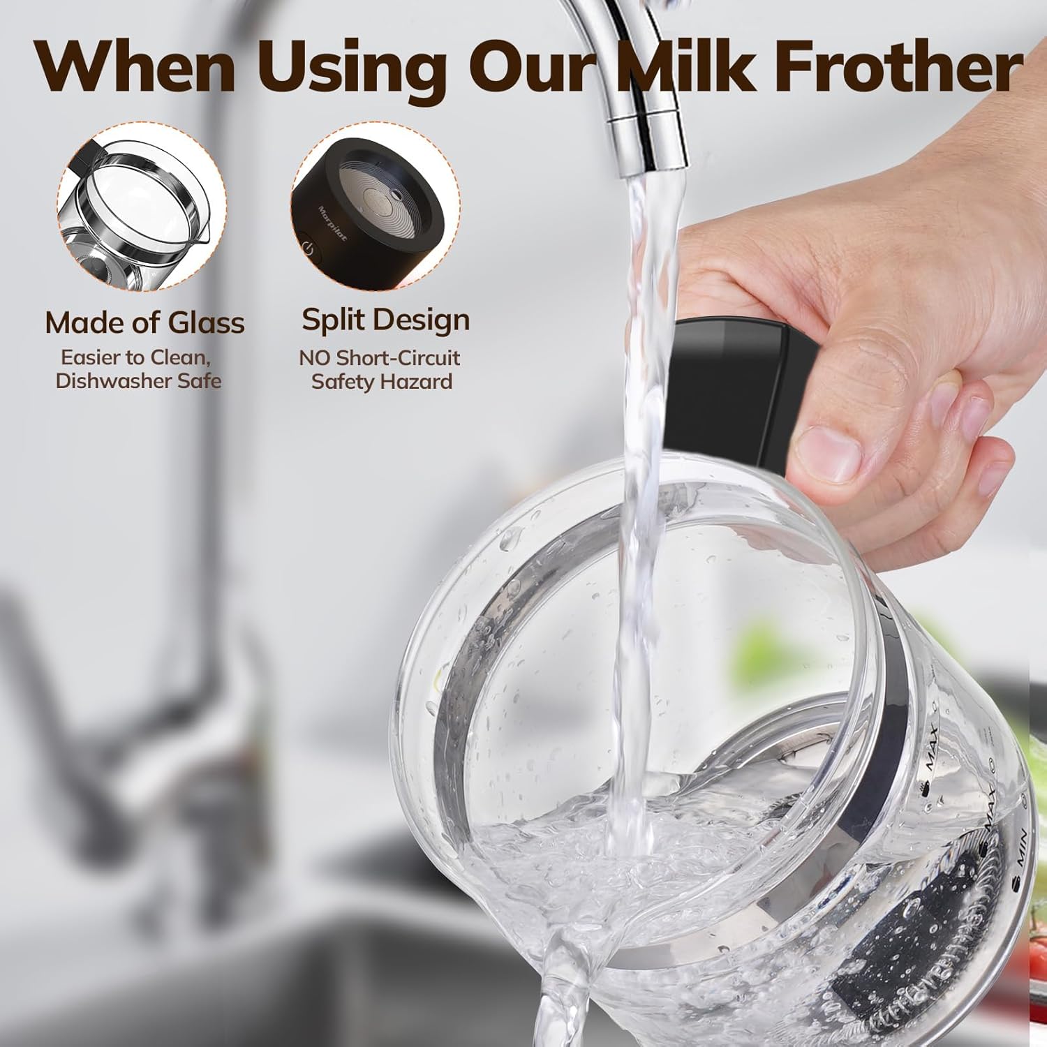 Thumbnail 3 de morpilot Milk Frother 500 ml