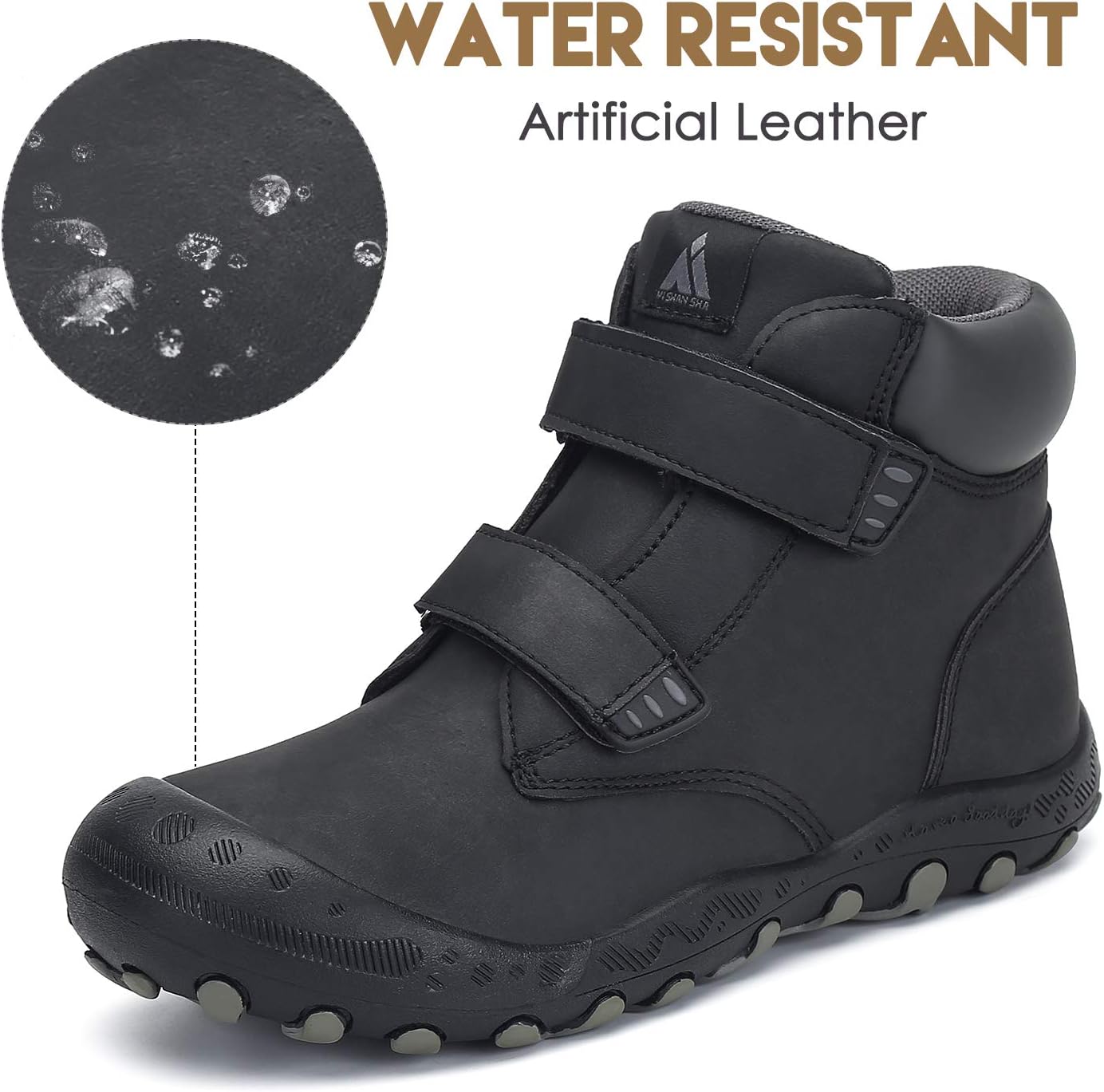 Thumbnail 1 de Mishansha Kids Hiking Boots: Water-Resistant, Anti-Collision Non-Slip Outdoor Footwear for Toddlers and Kids