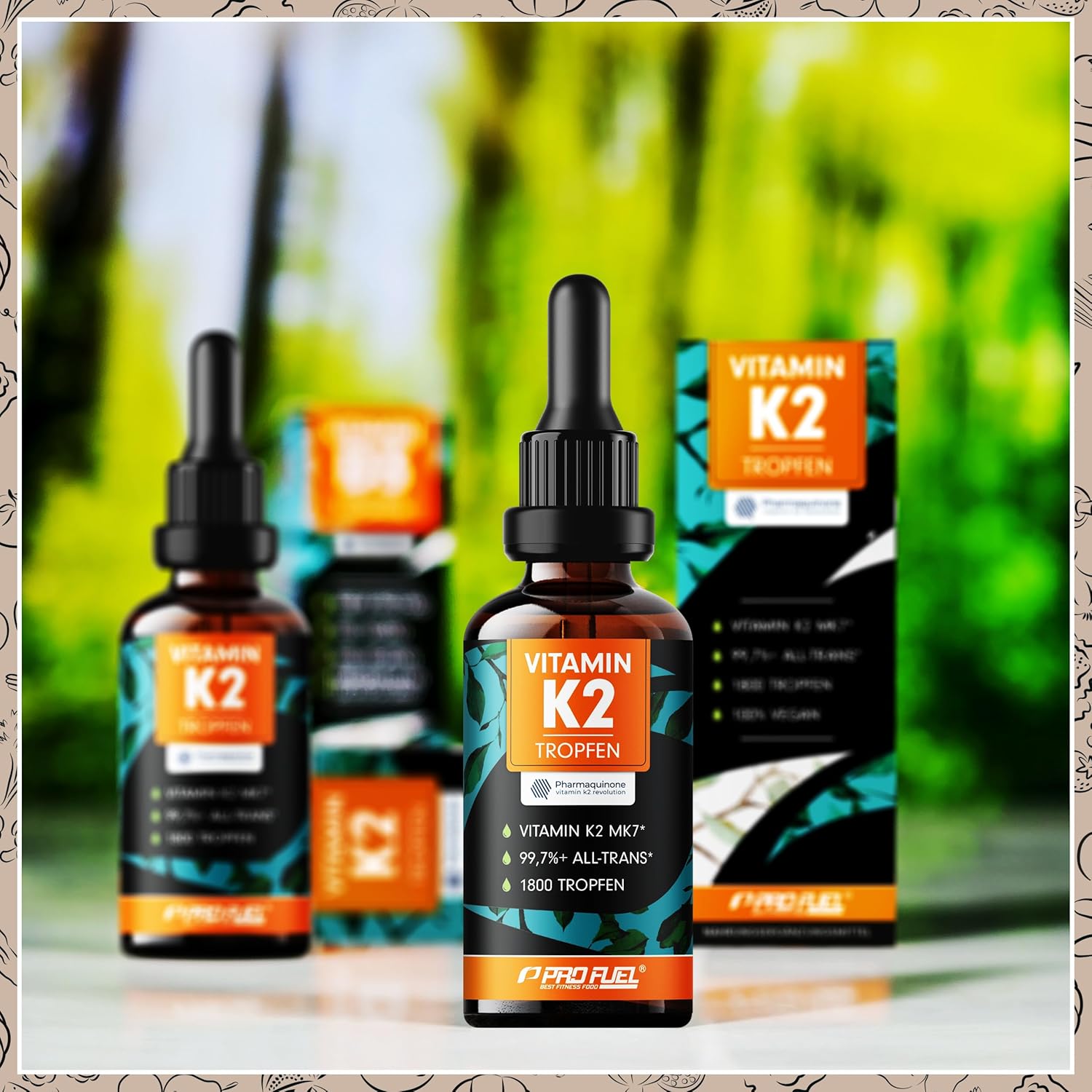 Detalle 2 de Vitamin K2 Tropfen 200 µg MK‑7 hochdosiert 💊