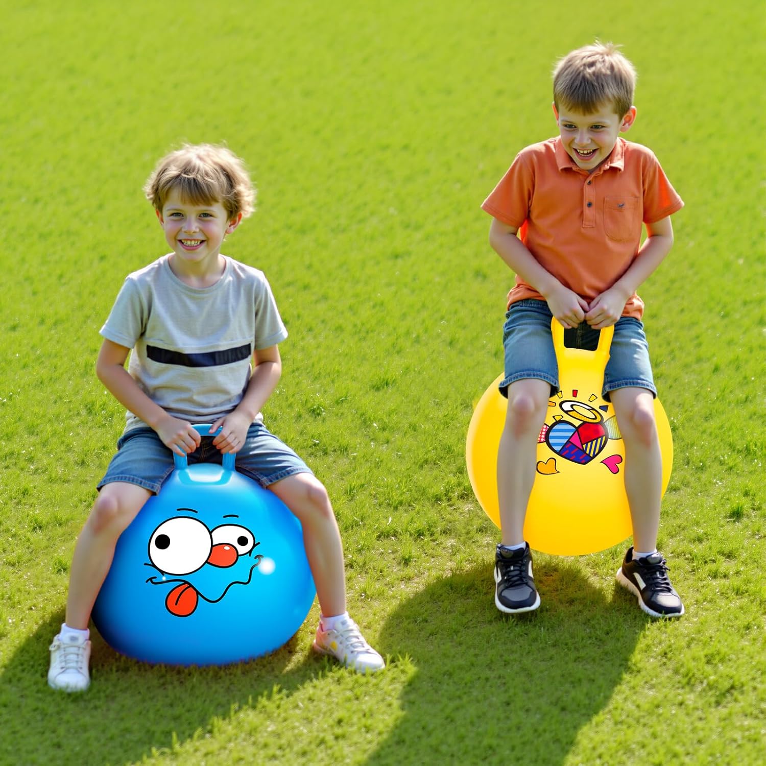 Thumbnail 6 de INPODAK 2er-Set Weihnachts- Hüpfball (45 cm) für Kinder 3–8 Jahre, rutschfest, bis 100 kg belastbar