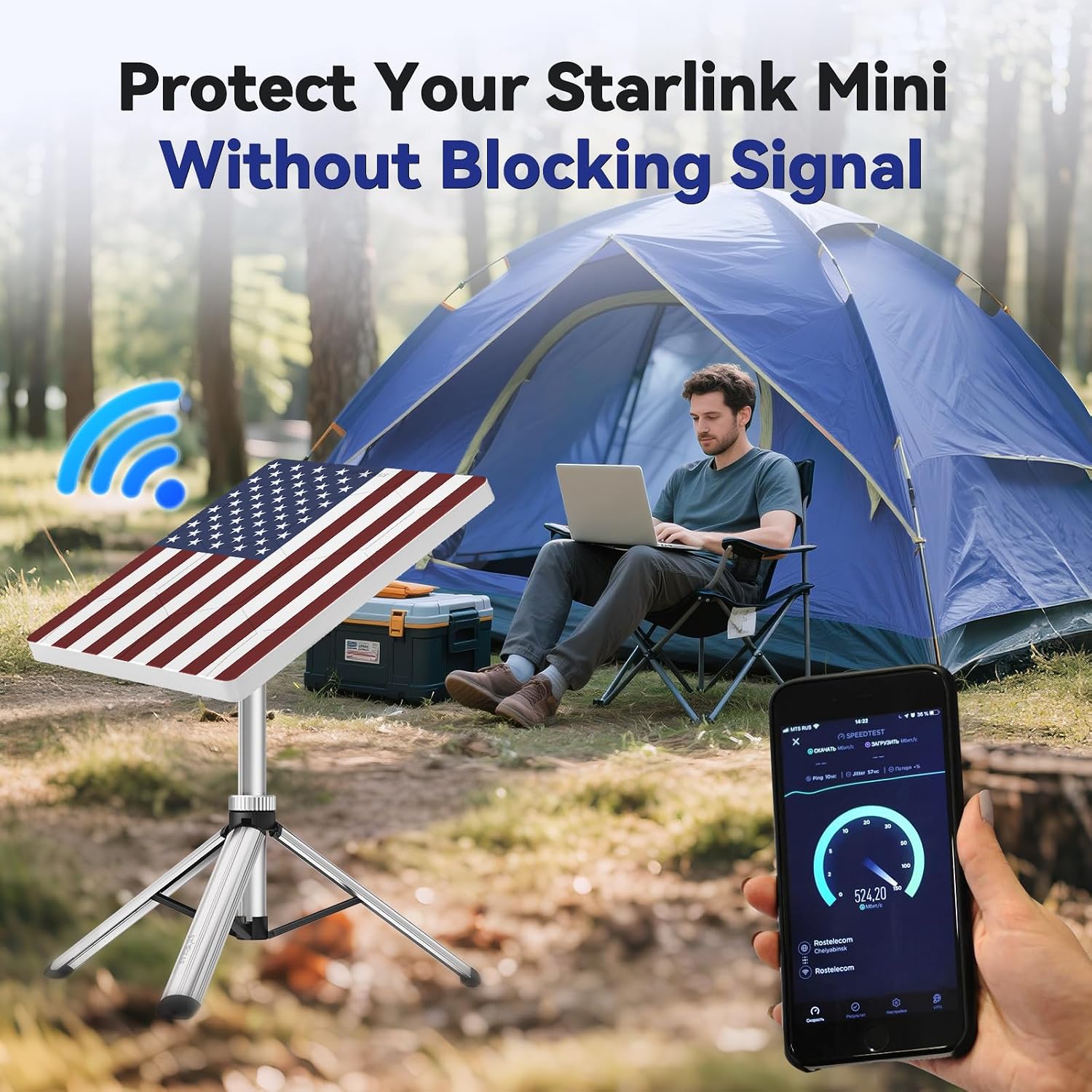 Detalle de Starlink Mini Protective Cover Case: Hailproof Liquid Silicone Shield for Starlink Mini Dish