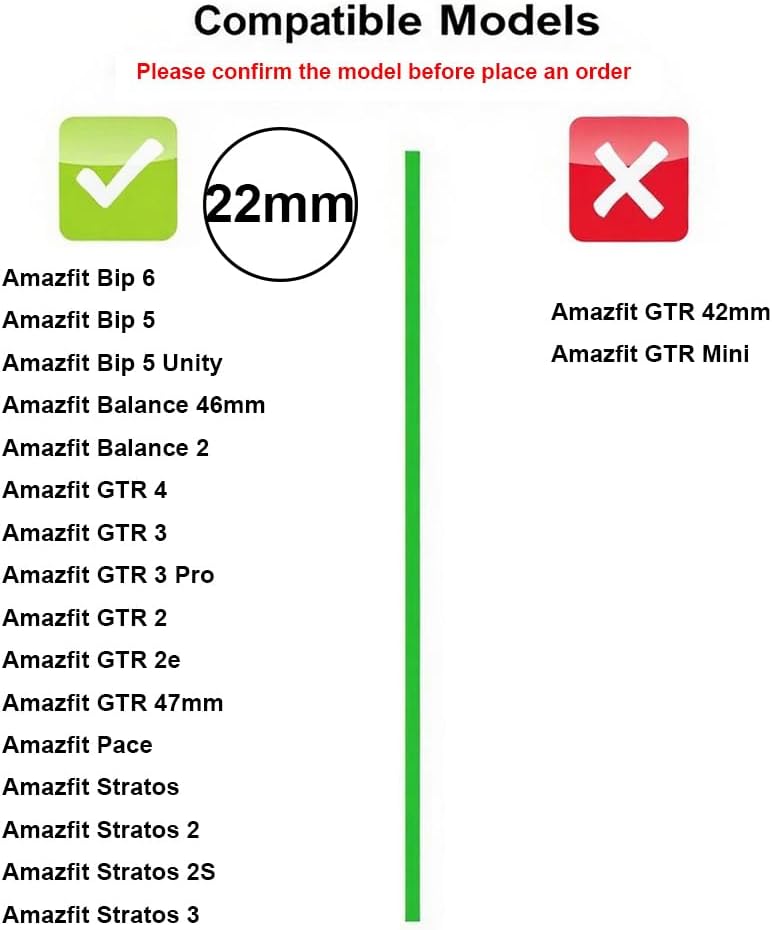 Thumbnail 1 de BYISYUE 22mm Leopard Replacement Band (TPU silicone sport strap) for Amazfit Bip 6/5 & selected GTR/Stratos/Balance/Helio models