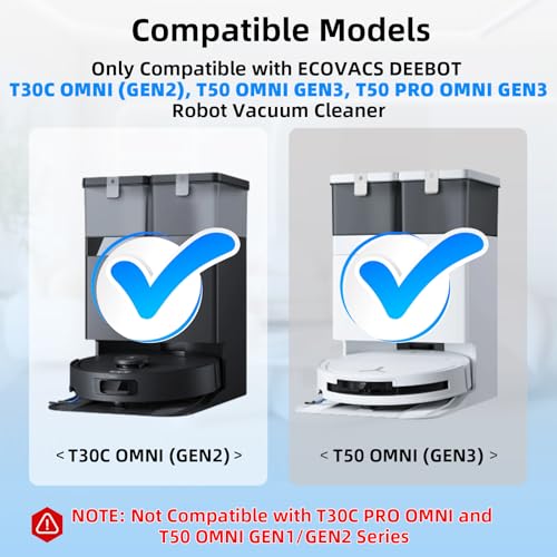 Thumbnail 1 de Spofan Ersatzteilset für DEEBOT T50 PRO OMNI Gen3 und T50 OMNI Gen3