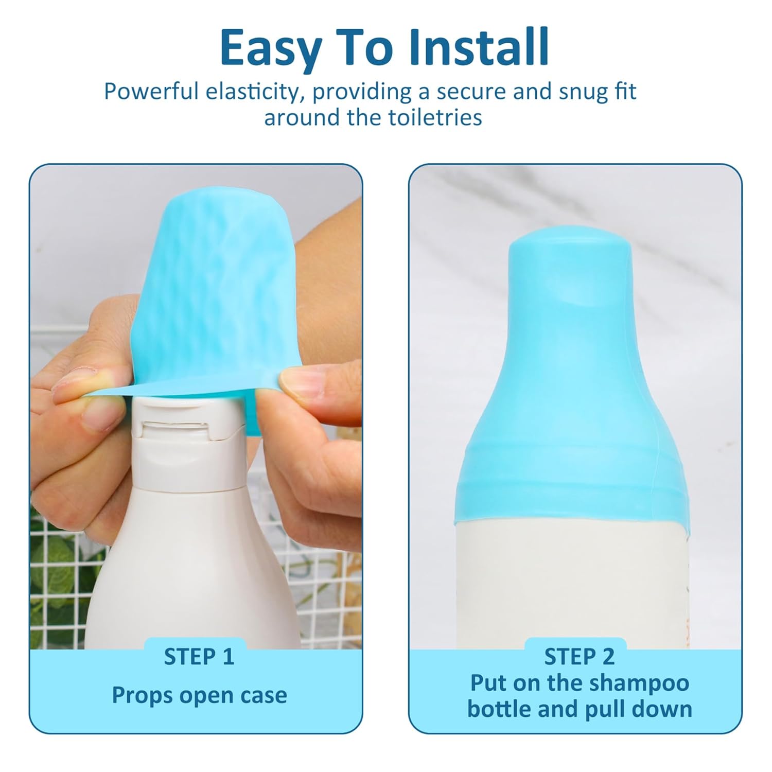 Thumbnail 6 de FOROUME 15-Pack Silicone Bottle Covers for Travel Toiletries (Leak-Proof Travel Essentials)
