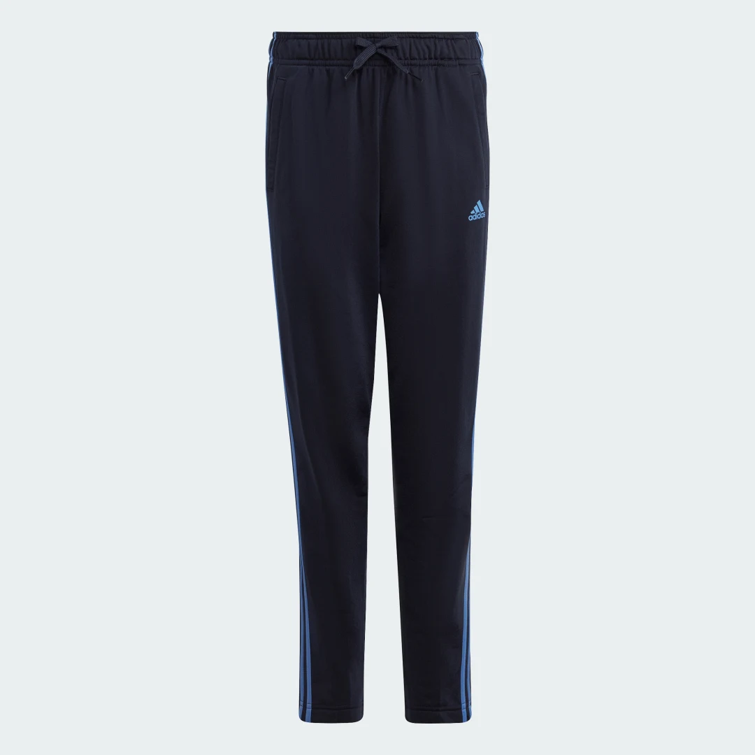 Detalle 2 de Chándal Essentials 3 bandas de Adidas, azul: comodidad y estilo clásico