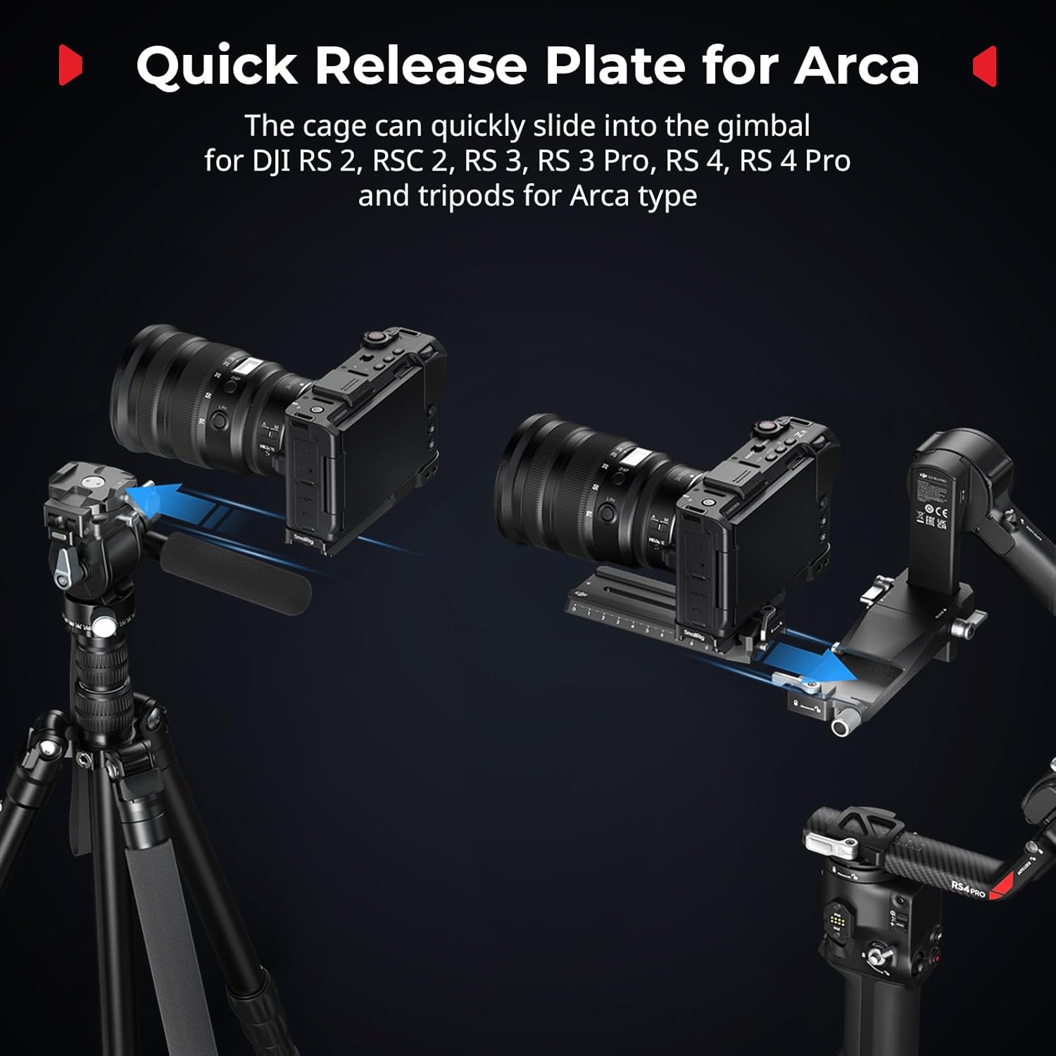 Thumbnail 5 de SmallRig Gabbia per Nikon ZR con piastra Arca