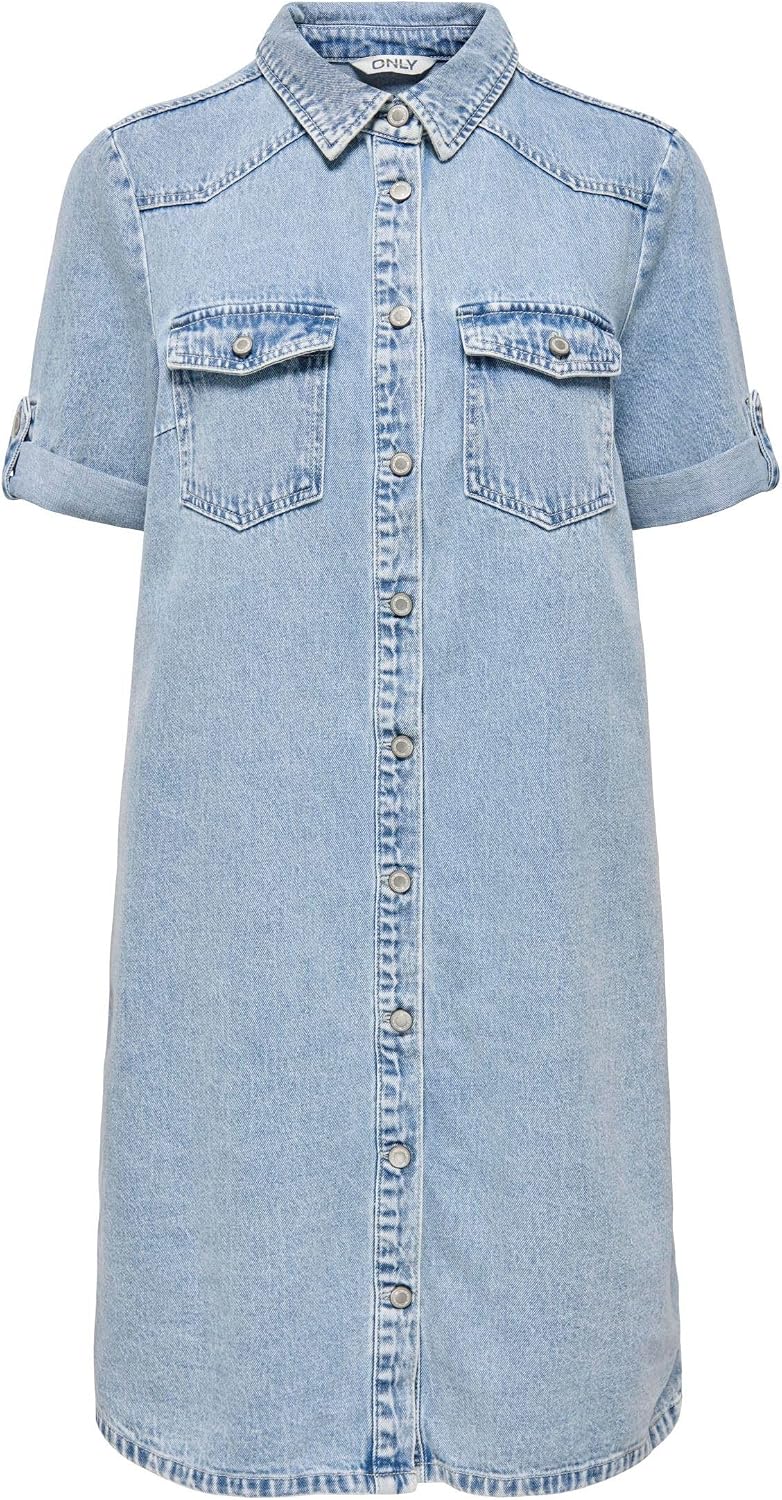 Thumbnail 6 de ONLY Jeanskleid ONLLISA Kurzes Kleid – Denim Dress