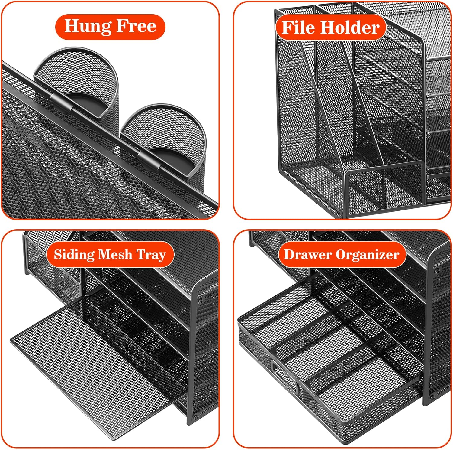 Thumbnail 1 de Restorgan Schreibtisch Organizer 13,8×11×12 Zoll