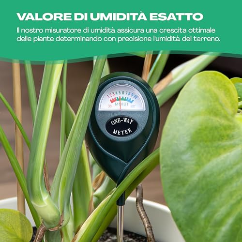 Detalle de Netrox Misuratore Umidità Terreno per Piante e Vasi con Sensore Irrigazione