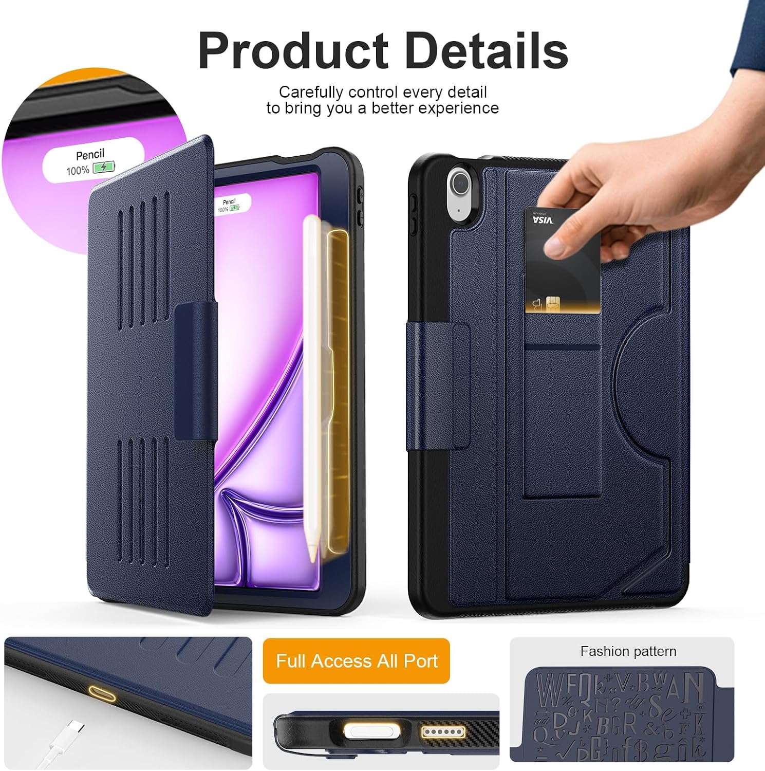 Thumbnail 4 de KAIJIAbox Case for iPad Air 11-inch M3/M2, 2025