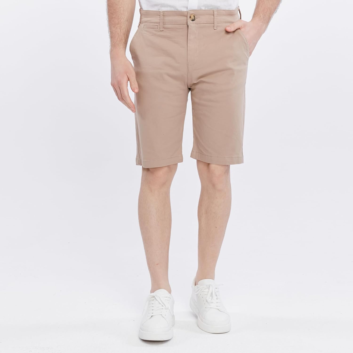 Thumbnail 3 de Xact Men’s Premium Tailored Chino Shorts – 9.5-Inch Inseam