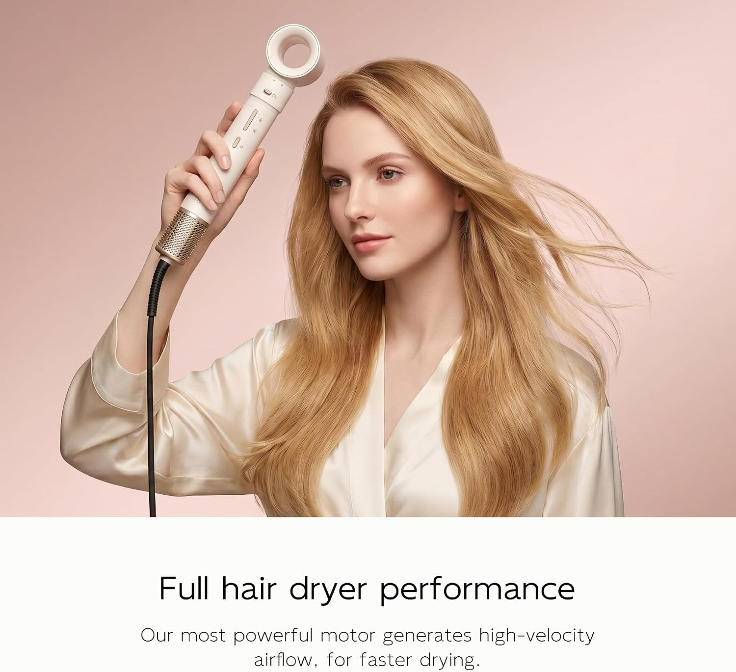 Detalle 2 de 5 in 1 Multi Hot Air Styler Wrap (110,000 RPM) 5-in-1 Hair Dryer Brush with Auto Wrap Curlers & Travel Case