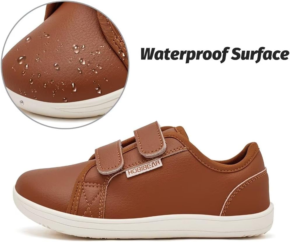 Thumbnail 1 de HOBIBEAR unisex barefootwandelschoenen voor kinderen van leer, breed en lichtgewicht