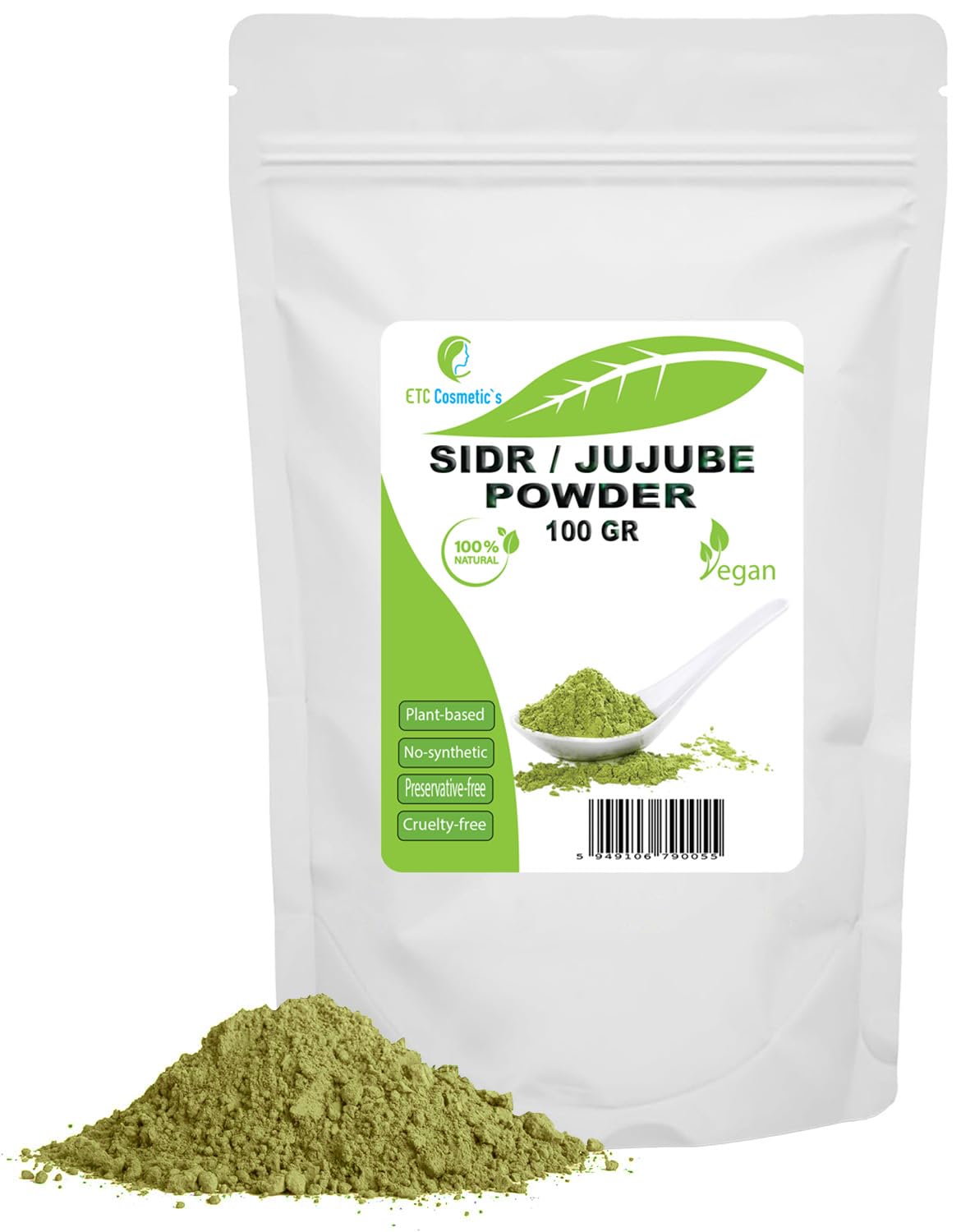 SIDR (JUJUBE) PULVER 100 g – Natürliches Reinigungsmittel für Haut und Haar
