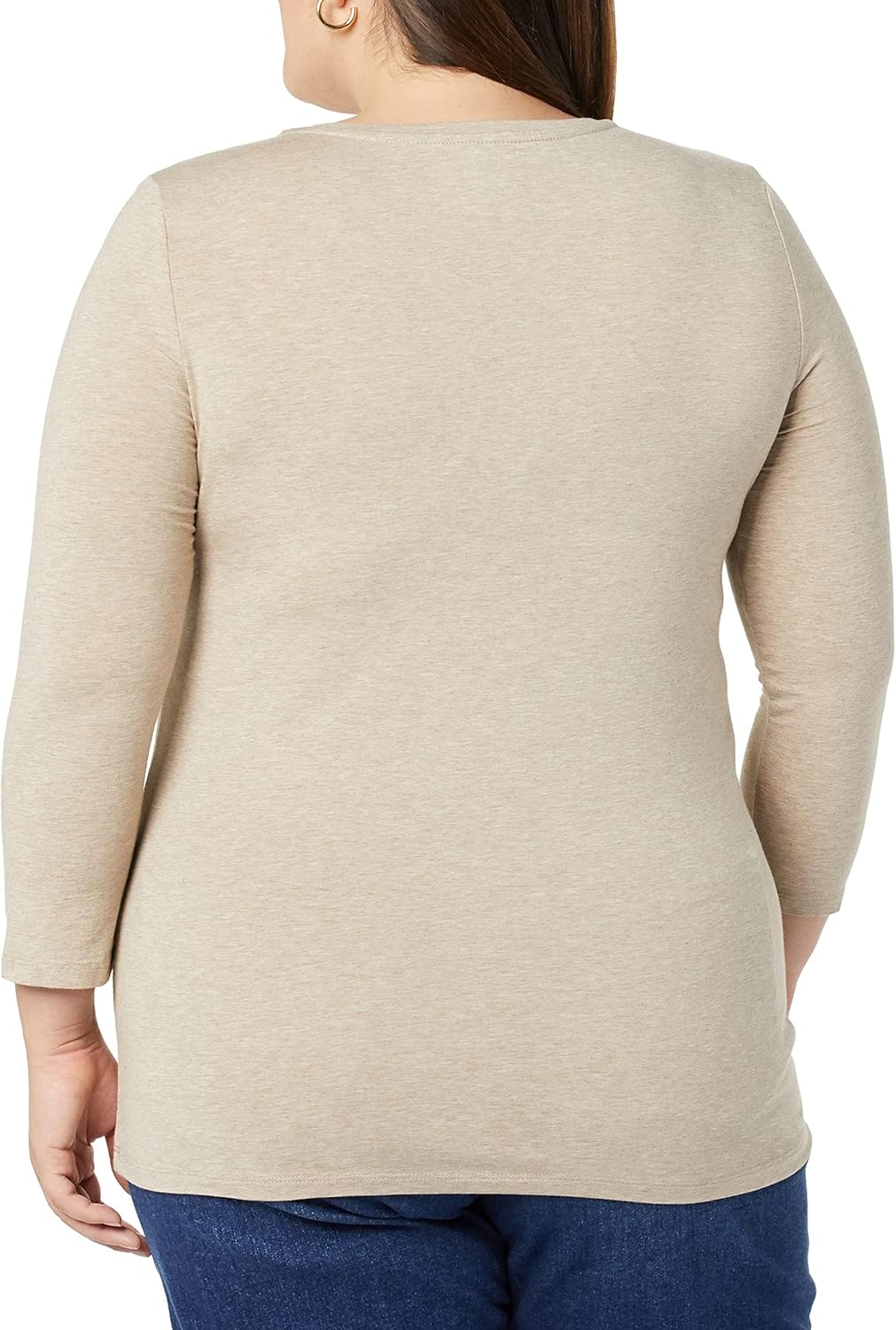 Thumbnail 3 de Amazon Essentials Damen T-Shirt mit V-Ausschnitt und 3/4-Ärmeln (Regular Fit) – in Übergröße