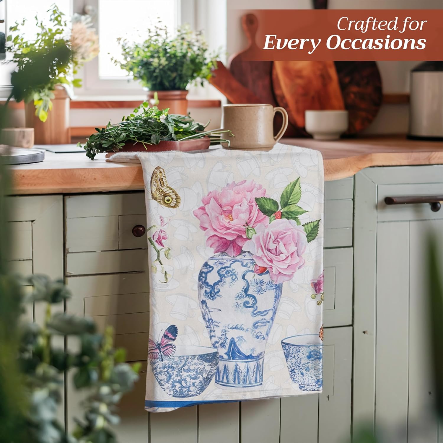 Thumbnail 2 de Maison d' Hermine Kitchen Towels 27.5" cotton set of 3
