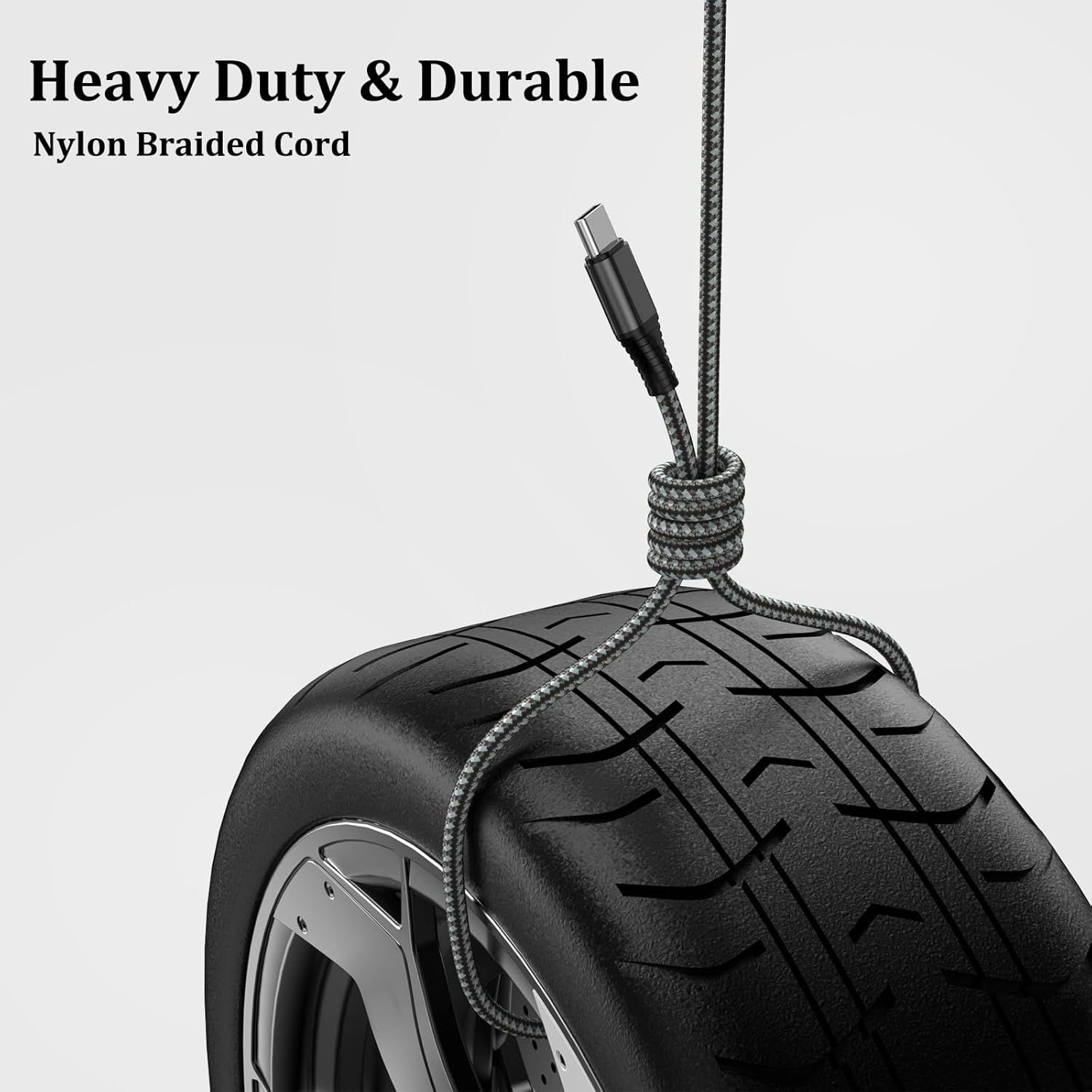 Thumbnail 5 de USB A to USB C Cable Fast Charging, 2-Pack, 3m Nylon-Braided, 3A Rapid Charging