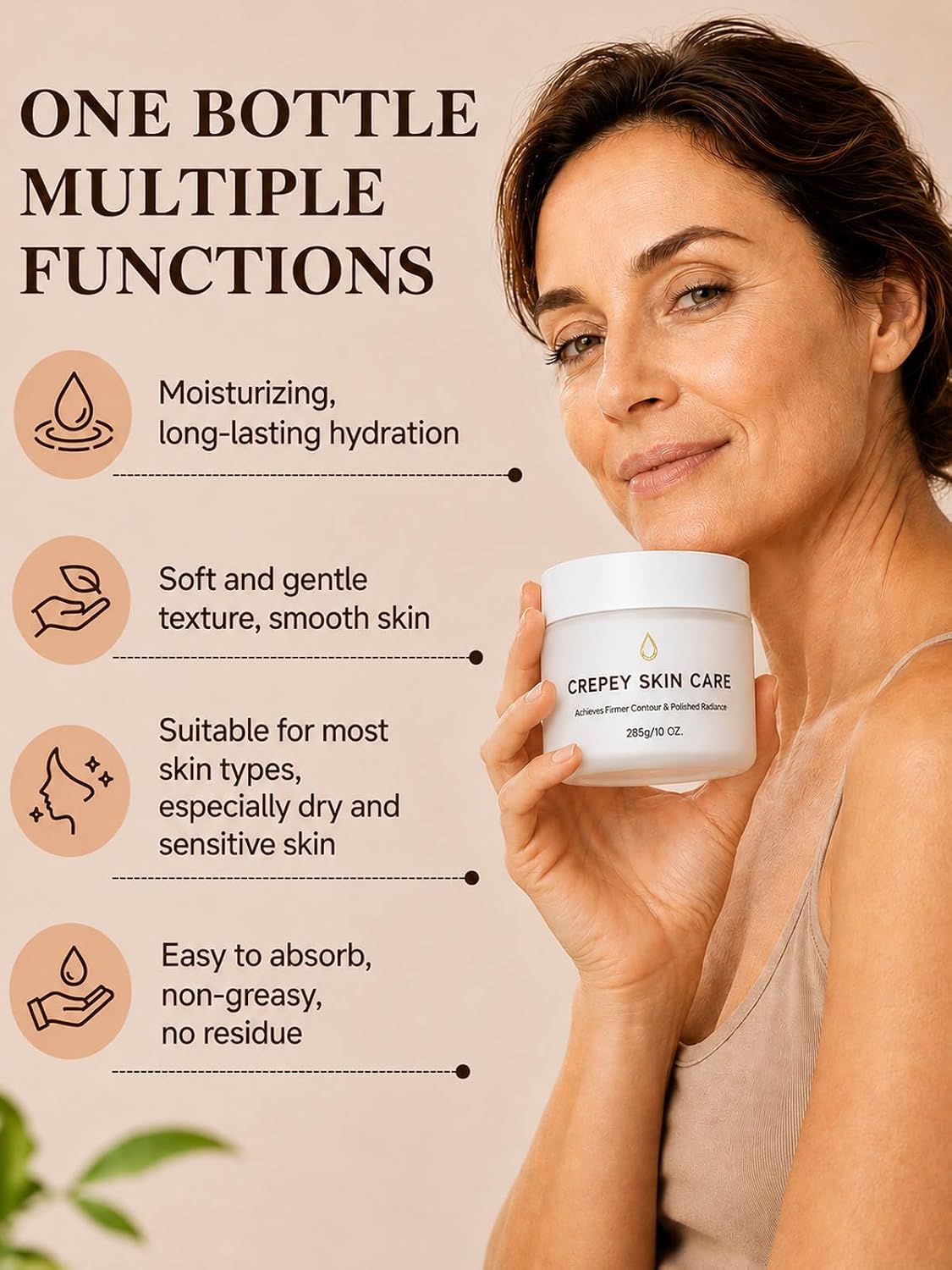 Detalle de Body Cream for Crepey Skin, 10 oz