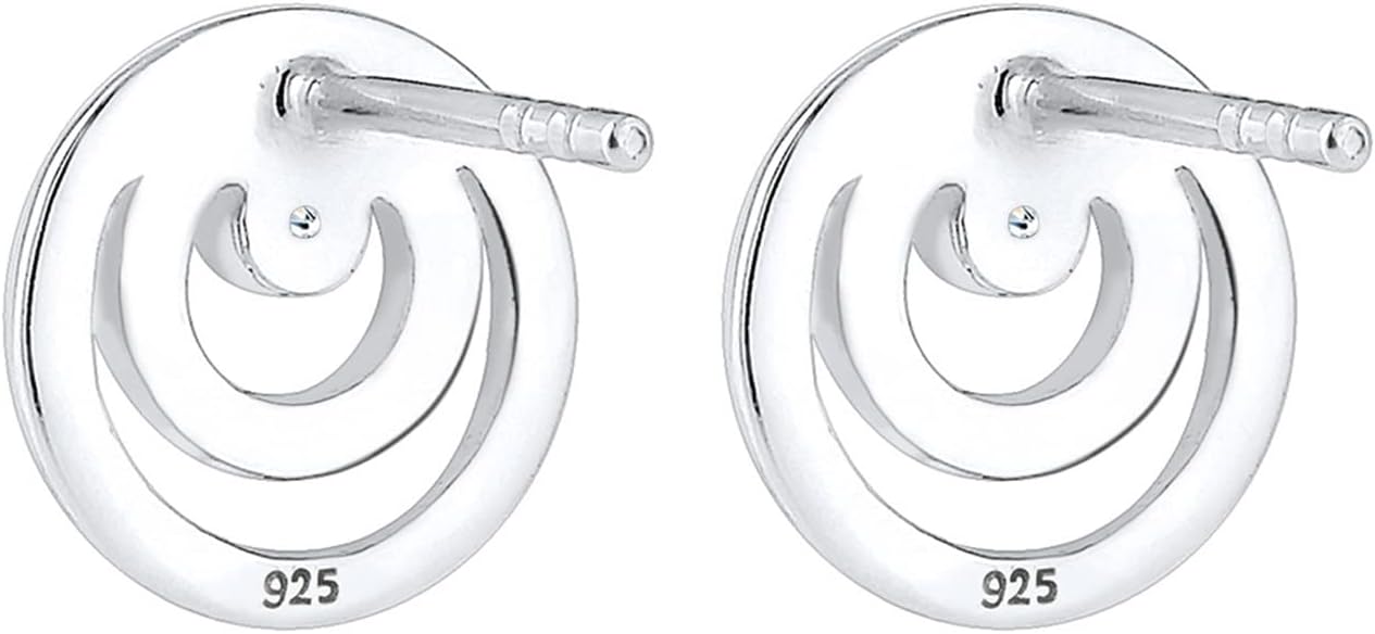 Detalle 2 de Elli DIAMONDS Earrings Circle mit Diamant 0,03 ct.