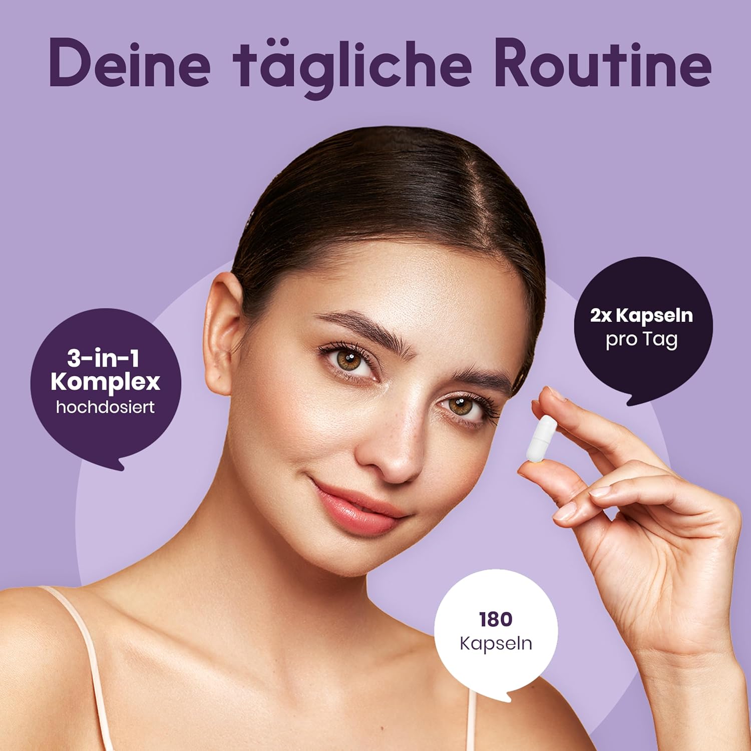 Detalle de Mariendistel Artischocke Löwenzahn Komplex Hochdosiert – 180 Kapseln (3-in-1) Vegan