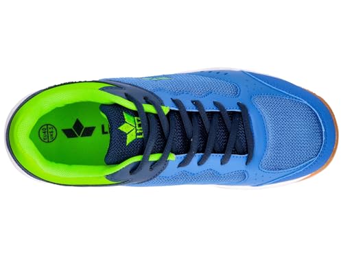 Detalle de Lico Herren Speed Indoor Hallenturnschuhe – Blau Marine Lemon, Größe 41 EU