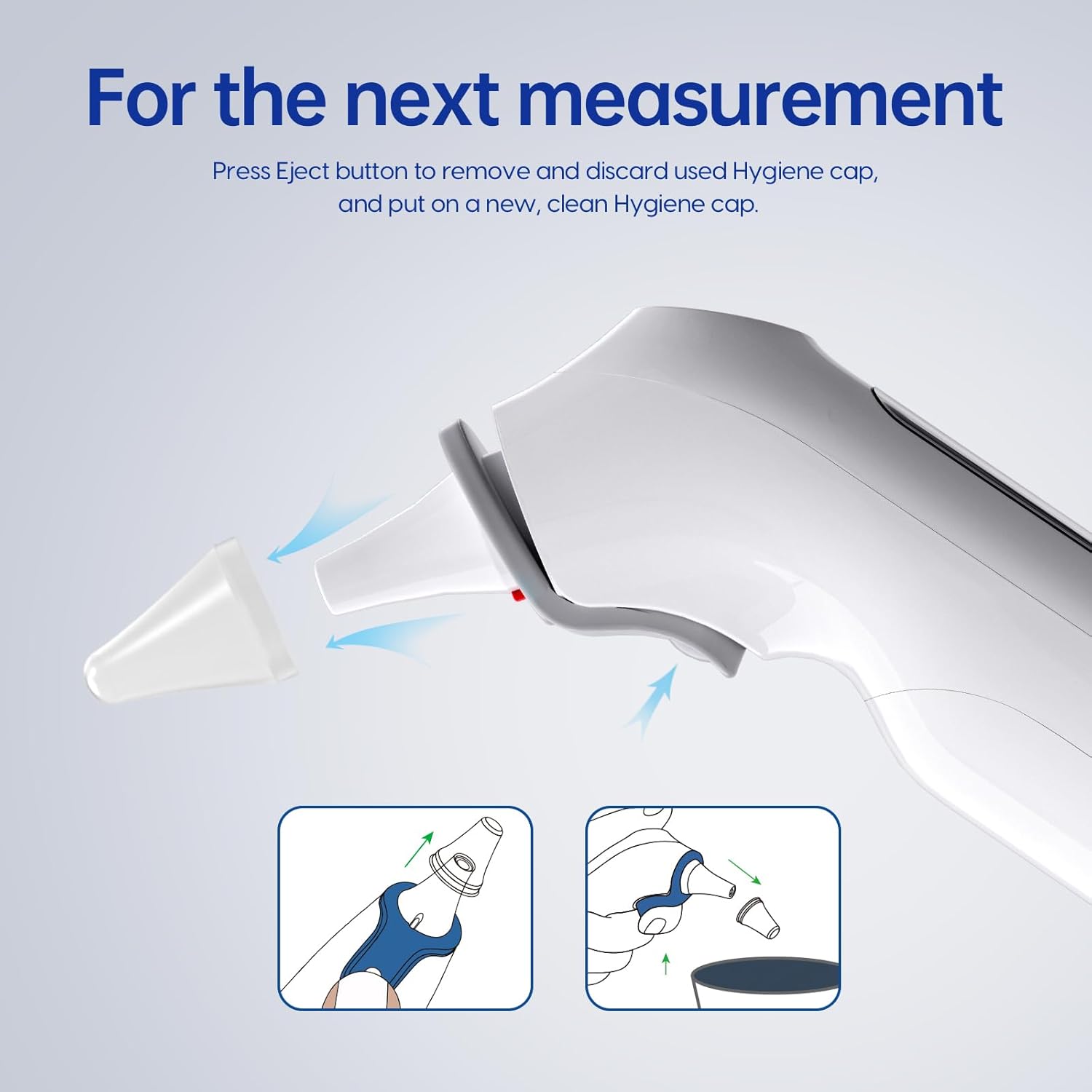 Thumbnail 5 de Ear Thermometer 30‑Memory 3‑Colour Fever Alert
