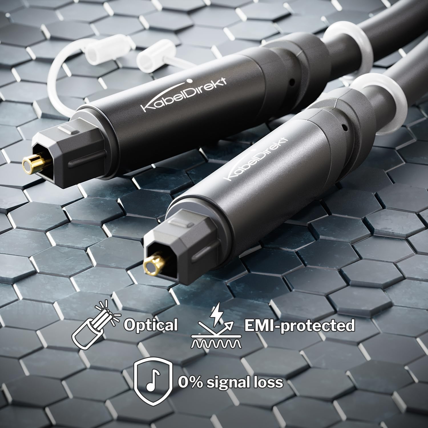 Detalle de TOSLINK Kabel Optisches Audiokabel – 3 m von CableDirect