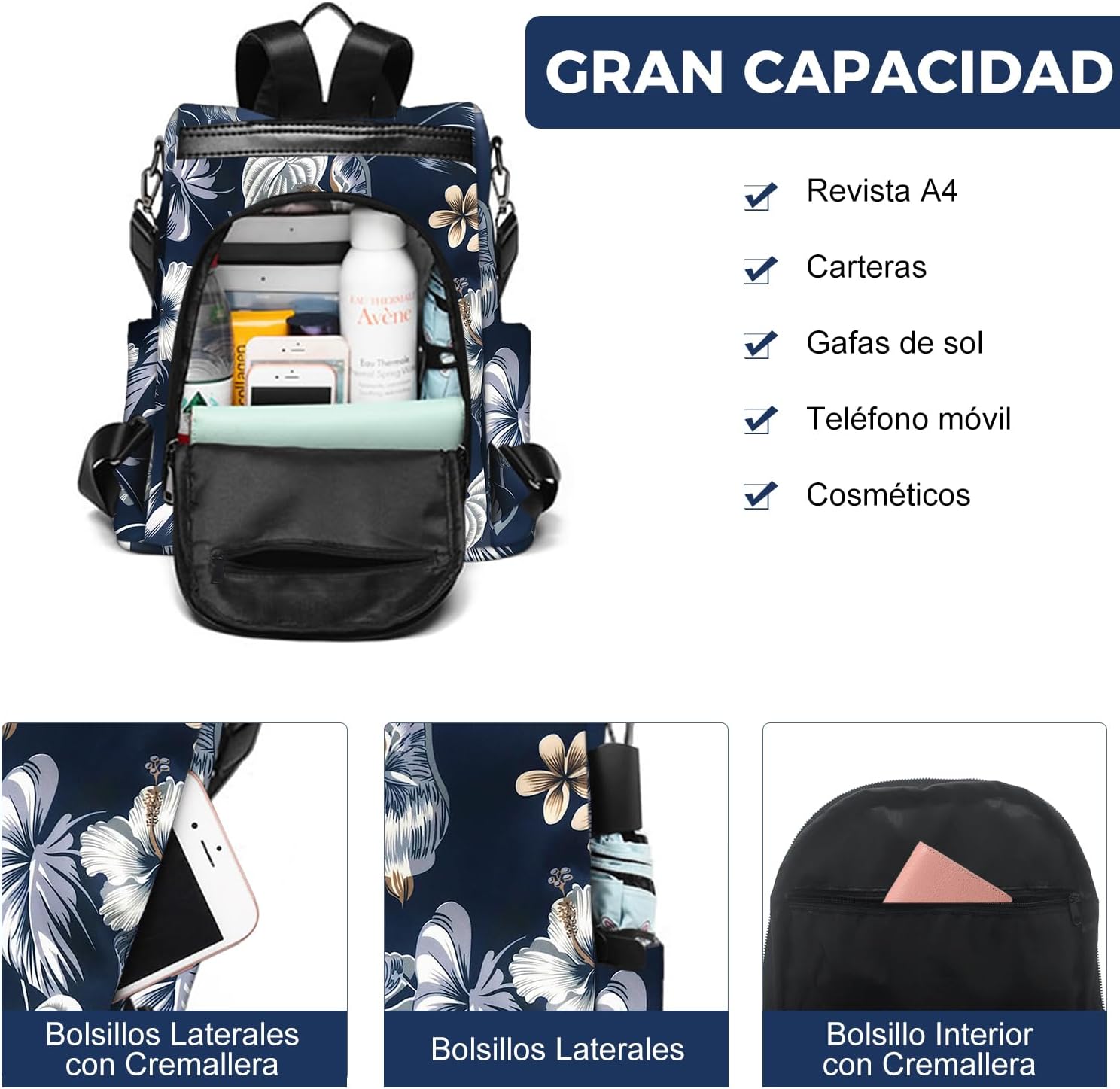 Thumbnail 2 de Fmeida Mochila Antirrobo Mujer 32 cm
