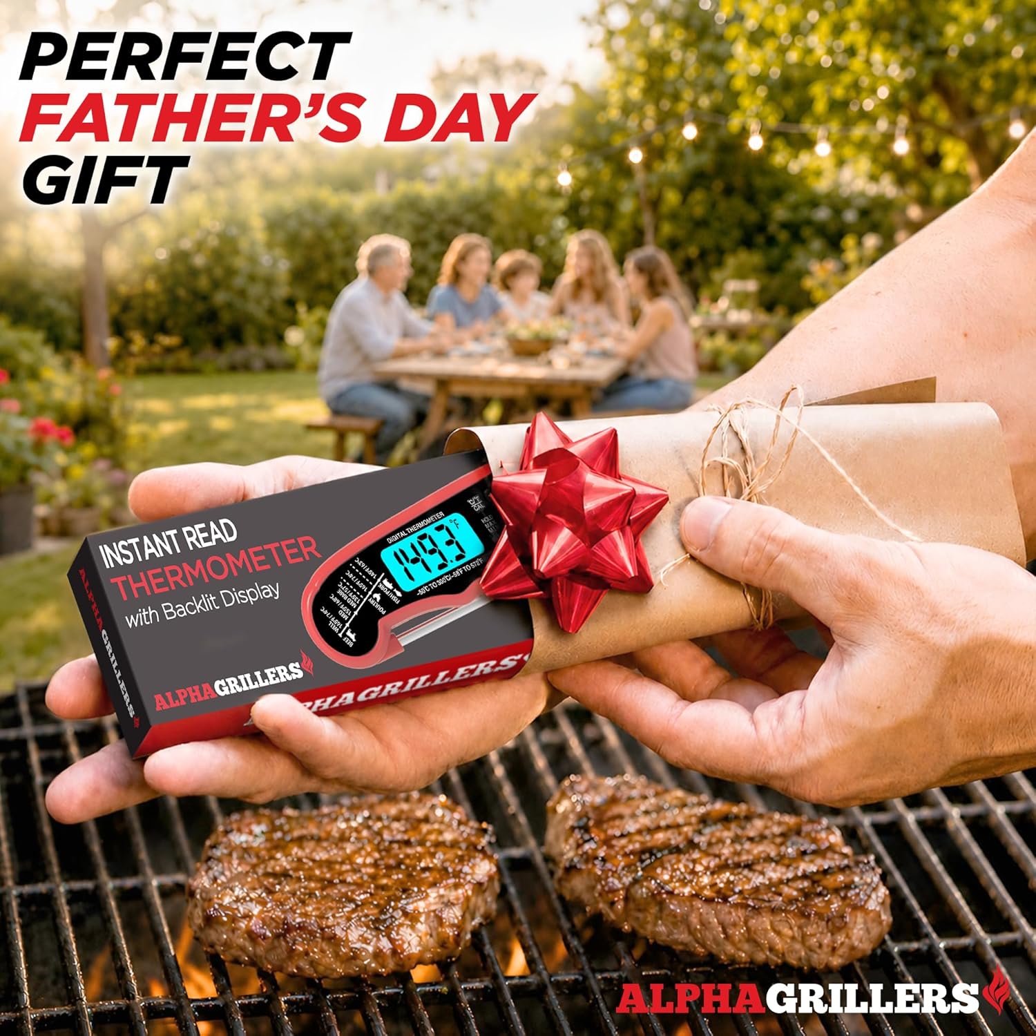 Detalle de Instant-Read Magnetic Meat Thermometer 🍖