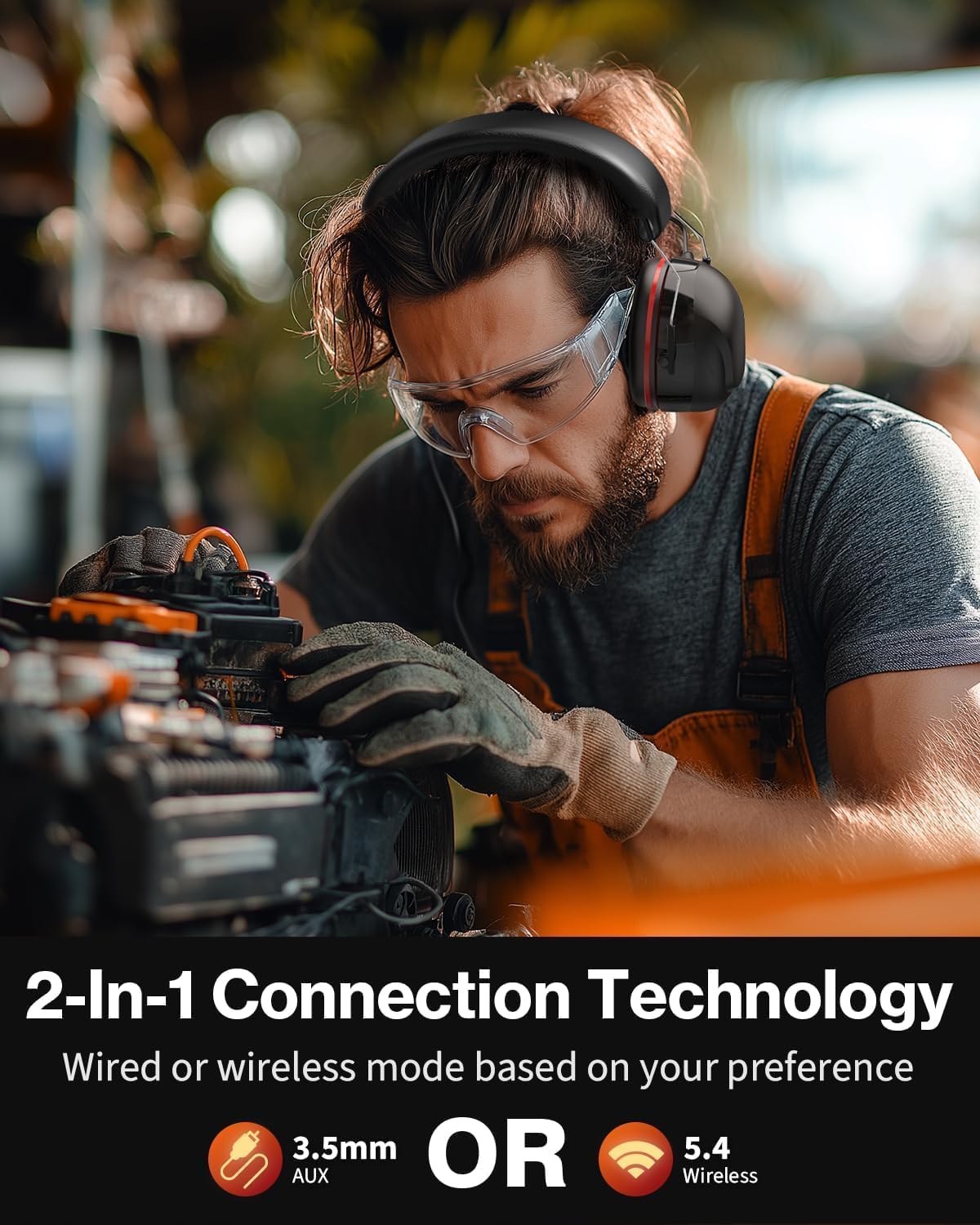Thumbnail 4 de Bluetooth 5.4 Gehörschutzkopfhörer 120 Stunden 📢