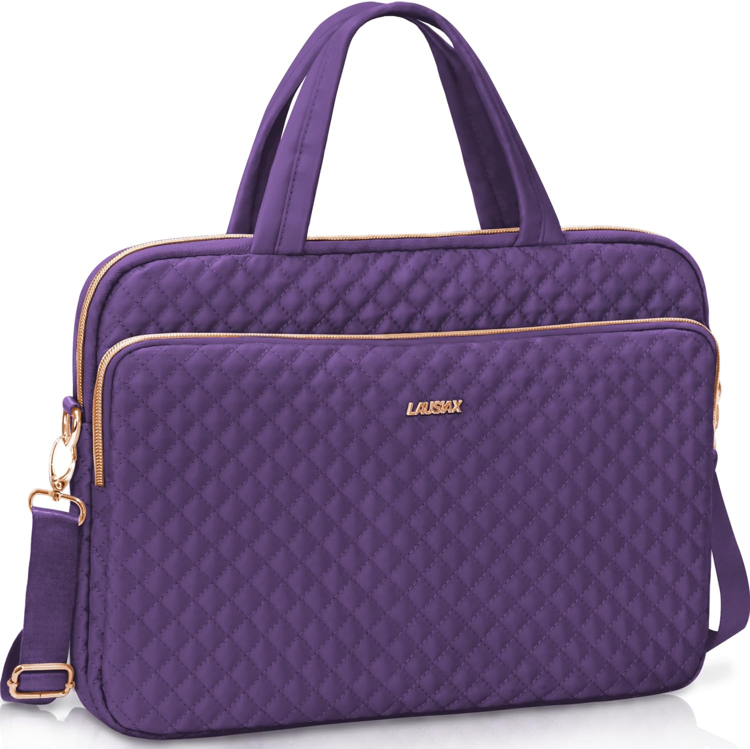 Detalle de Lausiax Laptop Case Bag: Waterproof 14–14.5 inch Sleeve for Everyone, Purple