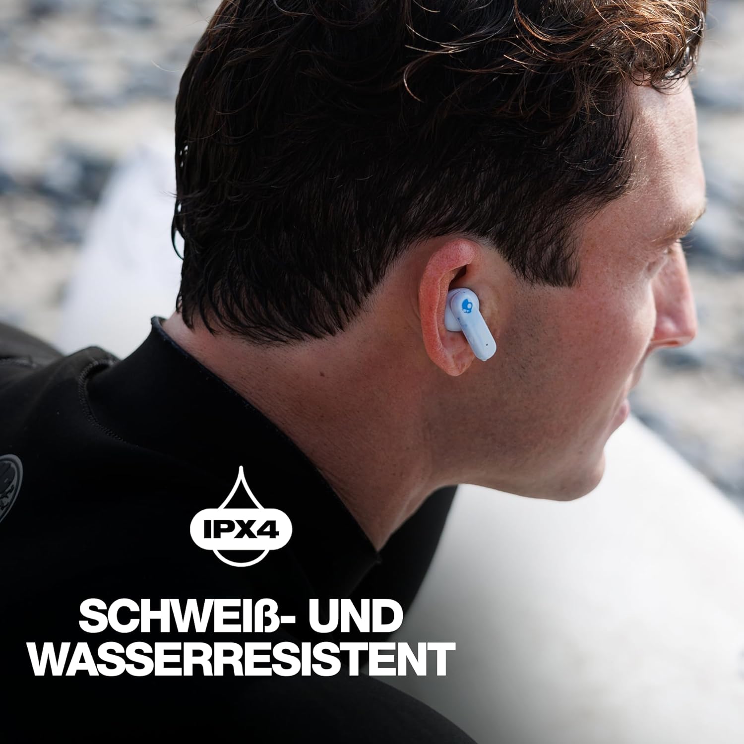 Thumbnail 2 de Skullcandy EcoBuds True-Wireless In-Ear Kopfhörer Glacier – akkuloses Case, 8 Std. Akkulaufzeit